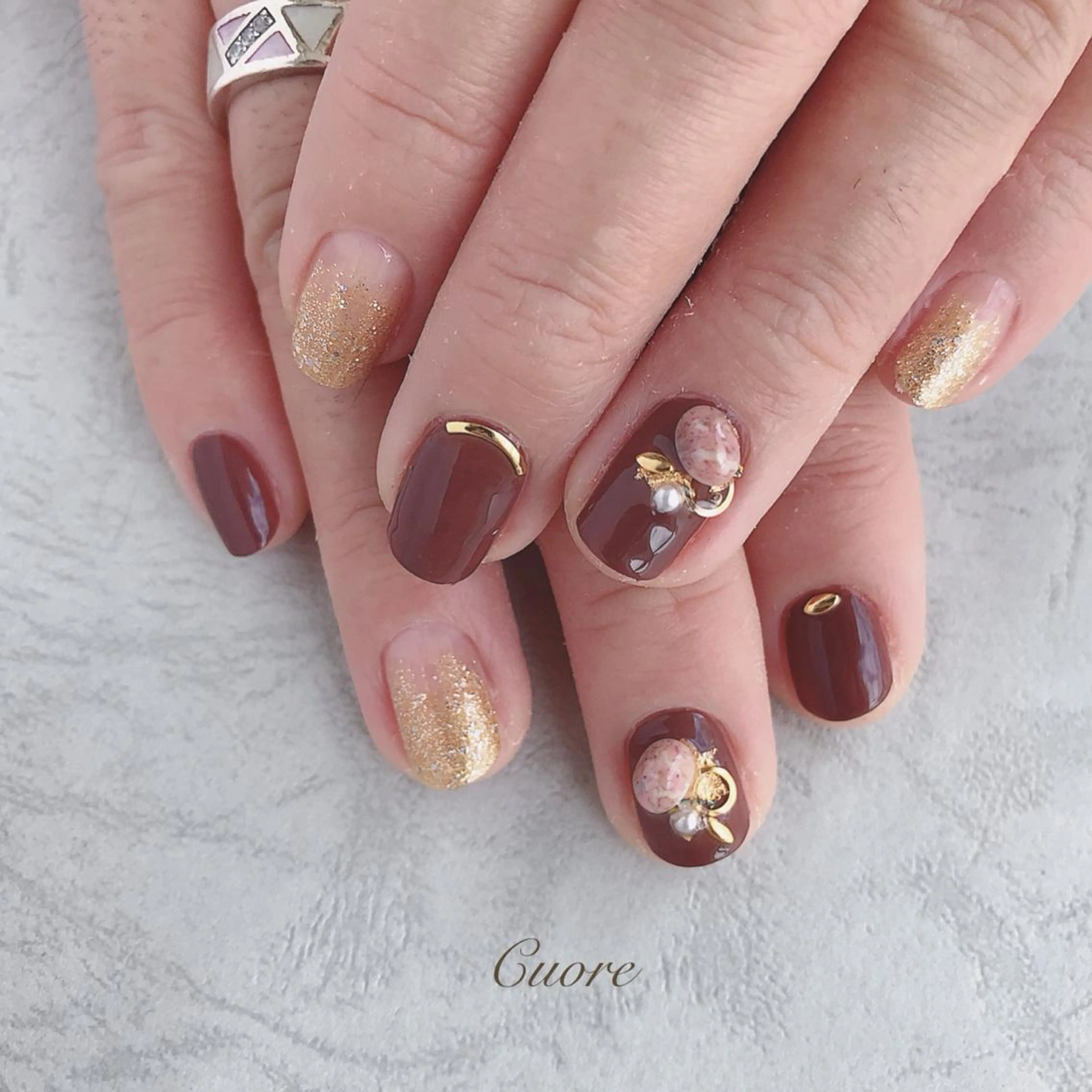 ネイル Cuore谷岡紗妃/ 宮崎台のネイルデザイン