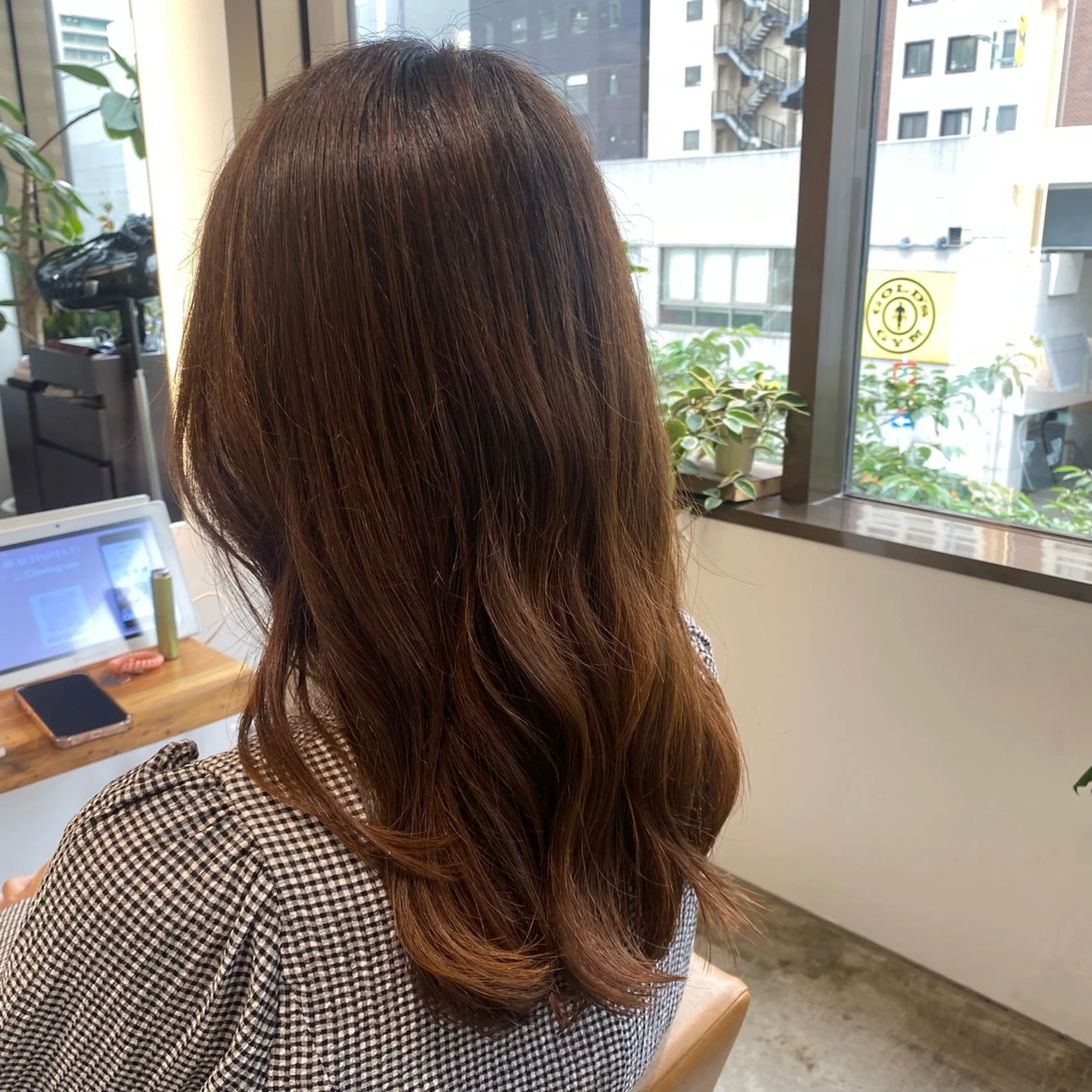 セミロング 銀座骨格診断似合わせ 美容師中島年紀のヘアスタイル