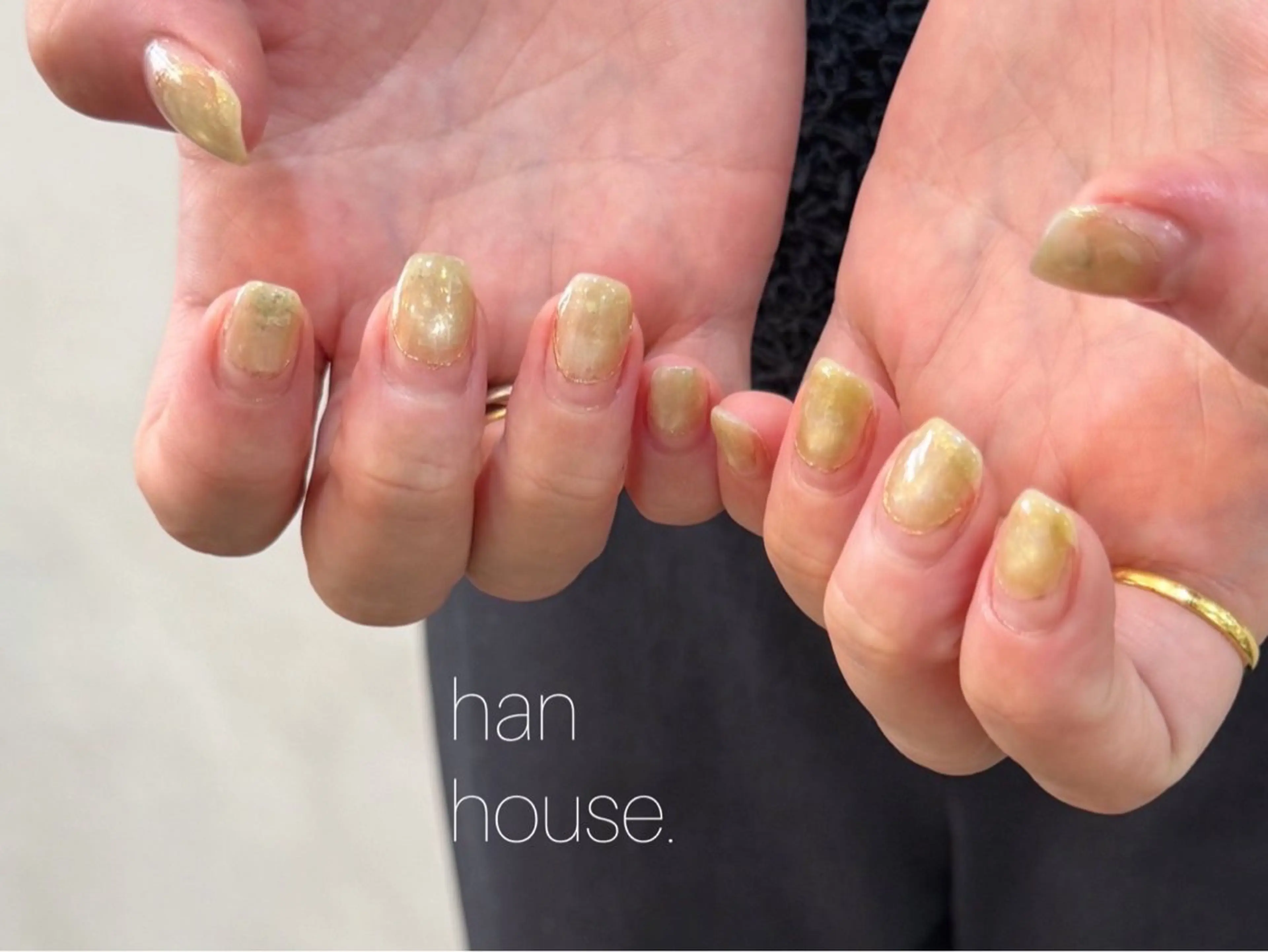 ネイル アートネイル ニュアンスネイル nail Han houseのネイルデザイン