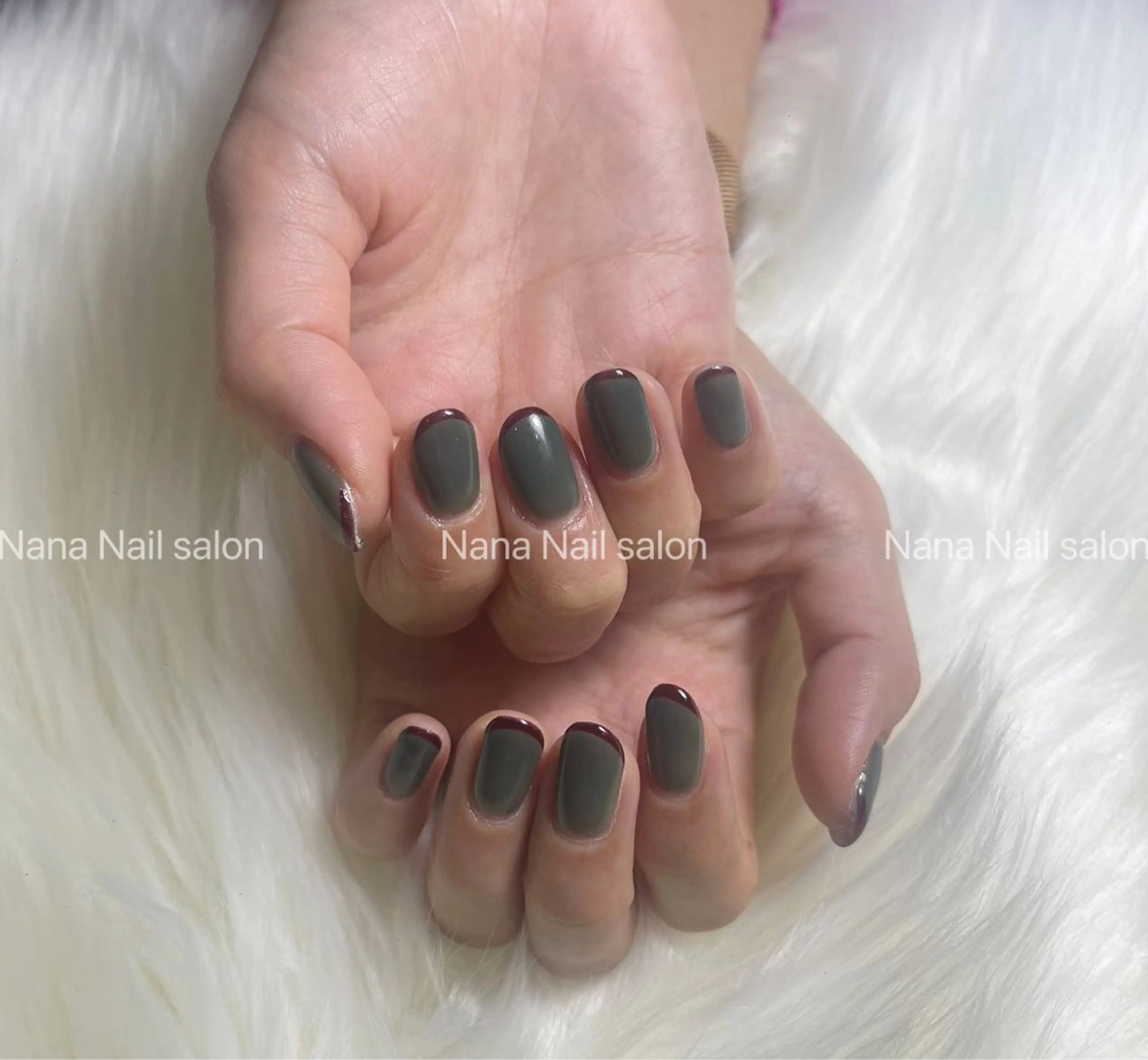 ネイル フレンチネイル ハンドネイル Unicorn Nail原宿表参道のネイルデザイン