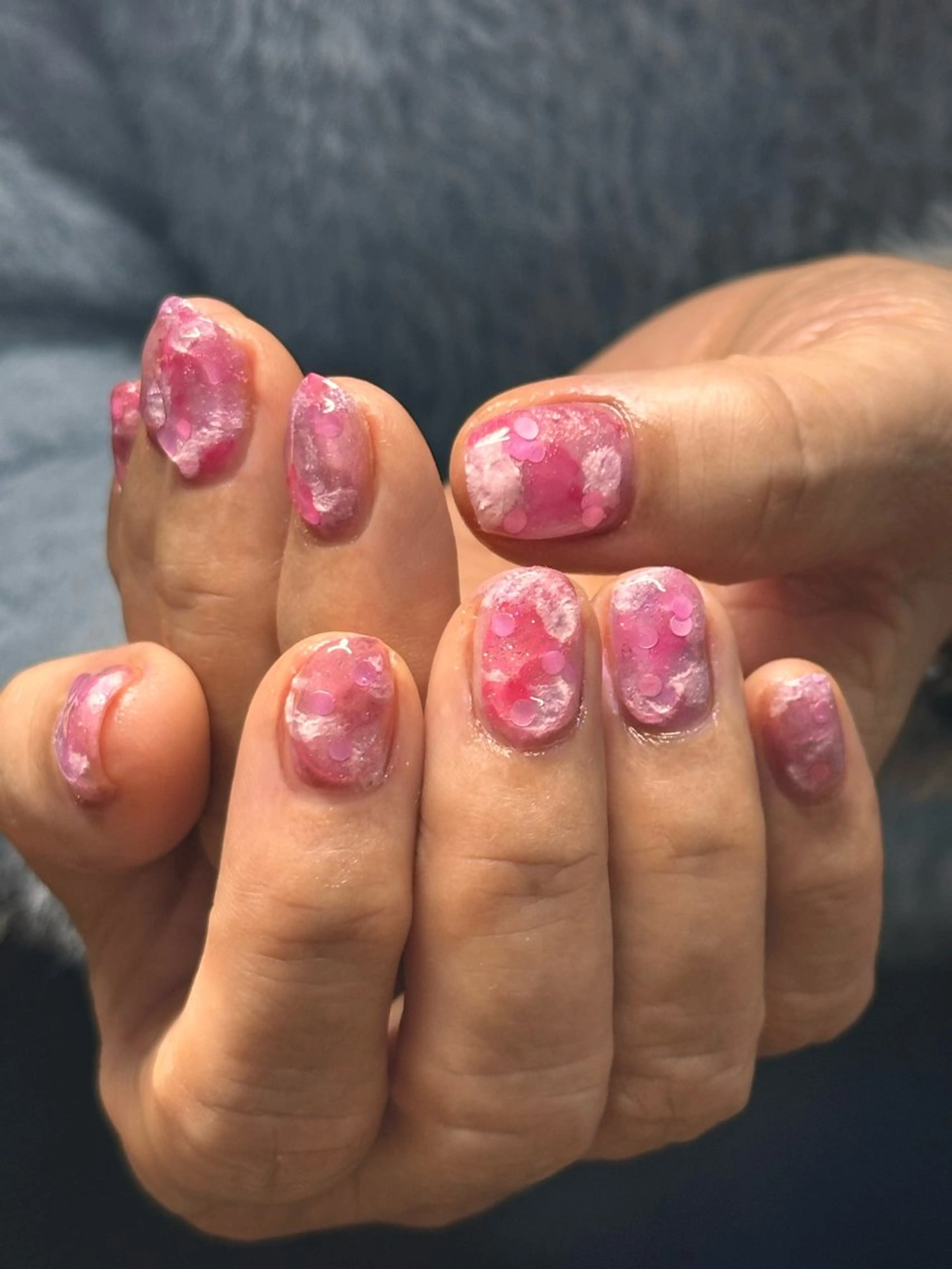ネイル 桜ネイル ハンドネイル つめピリカ きさらのネイルデザイン