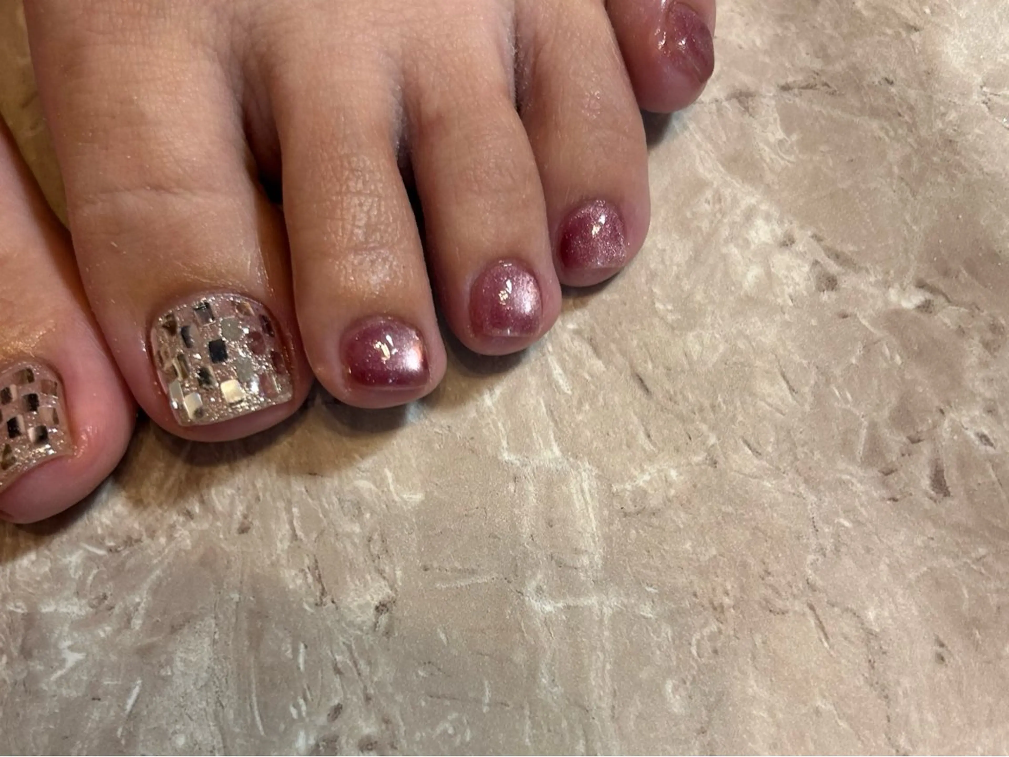 ネイル マグネットネイル フットネイル riri. nail salonのネイルデザイン