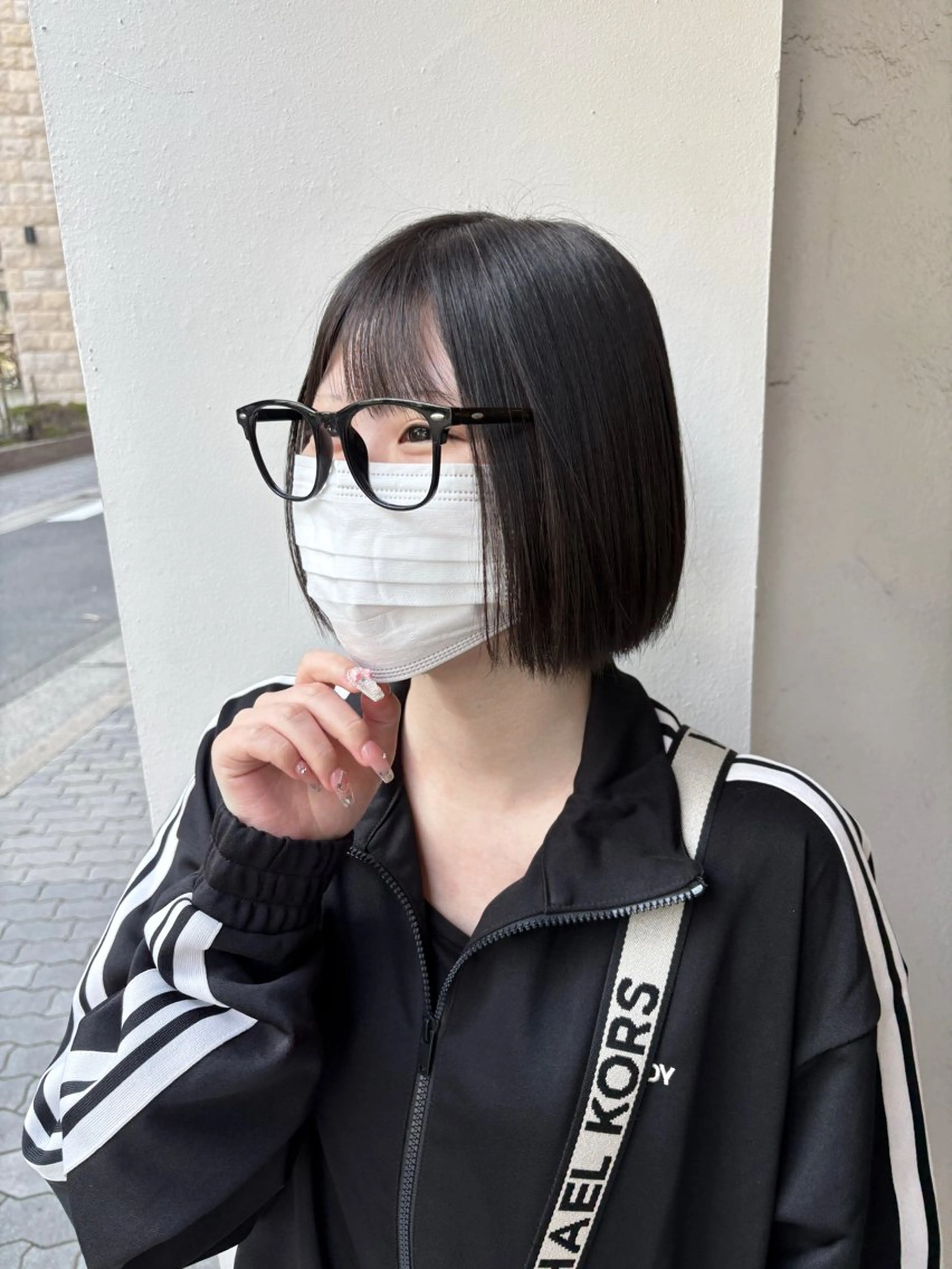 ショート カット 朝尾 愛花のヘアスタイル