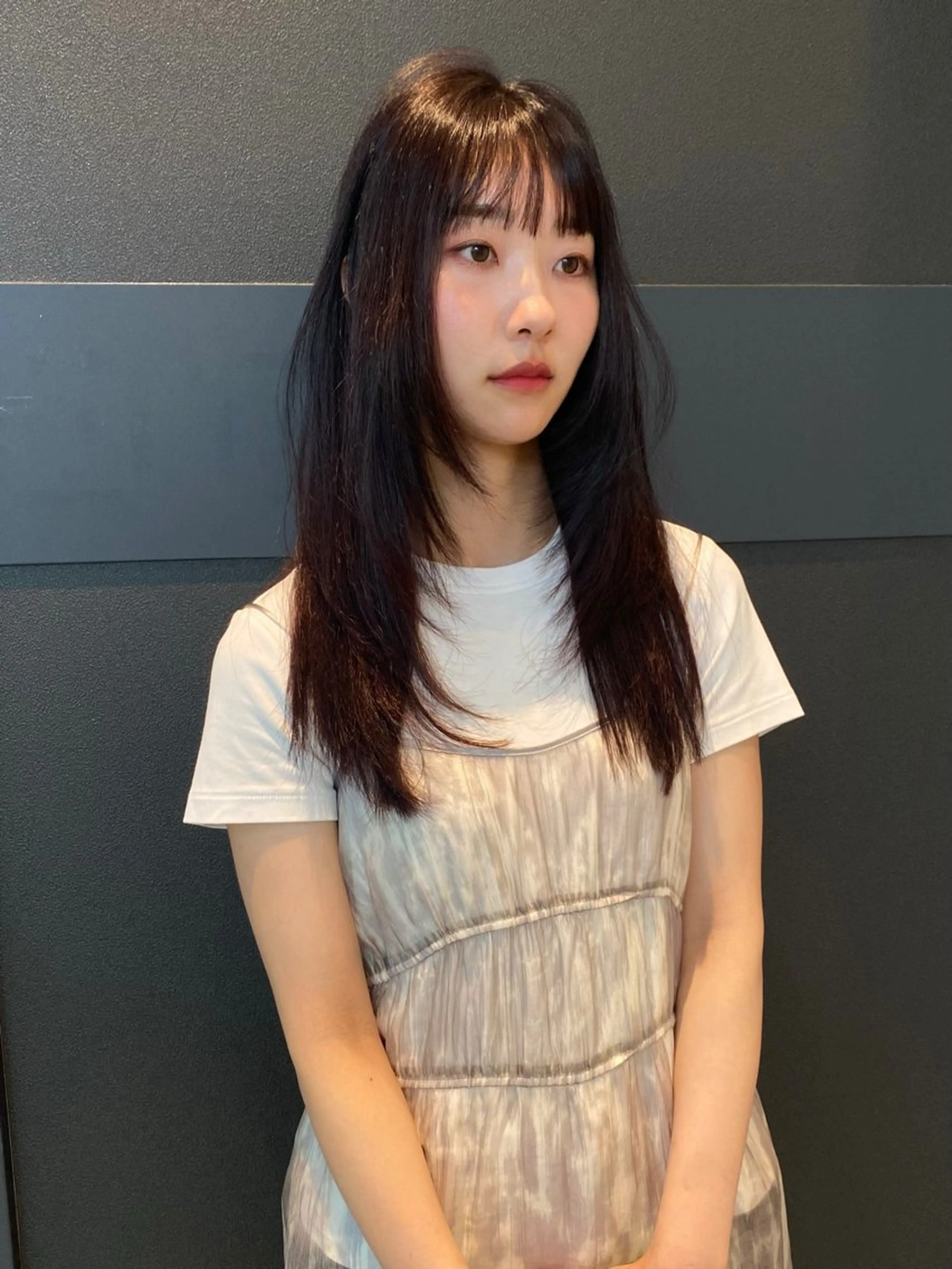 ロング カラー パーマ 縮毛矯正 カット ヘアカラー トリートメント mai / linoah˚✧のヘアスタイル