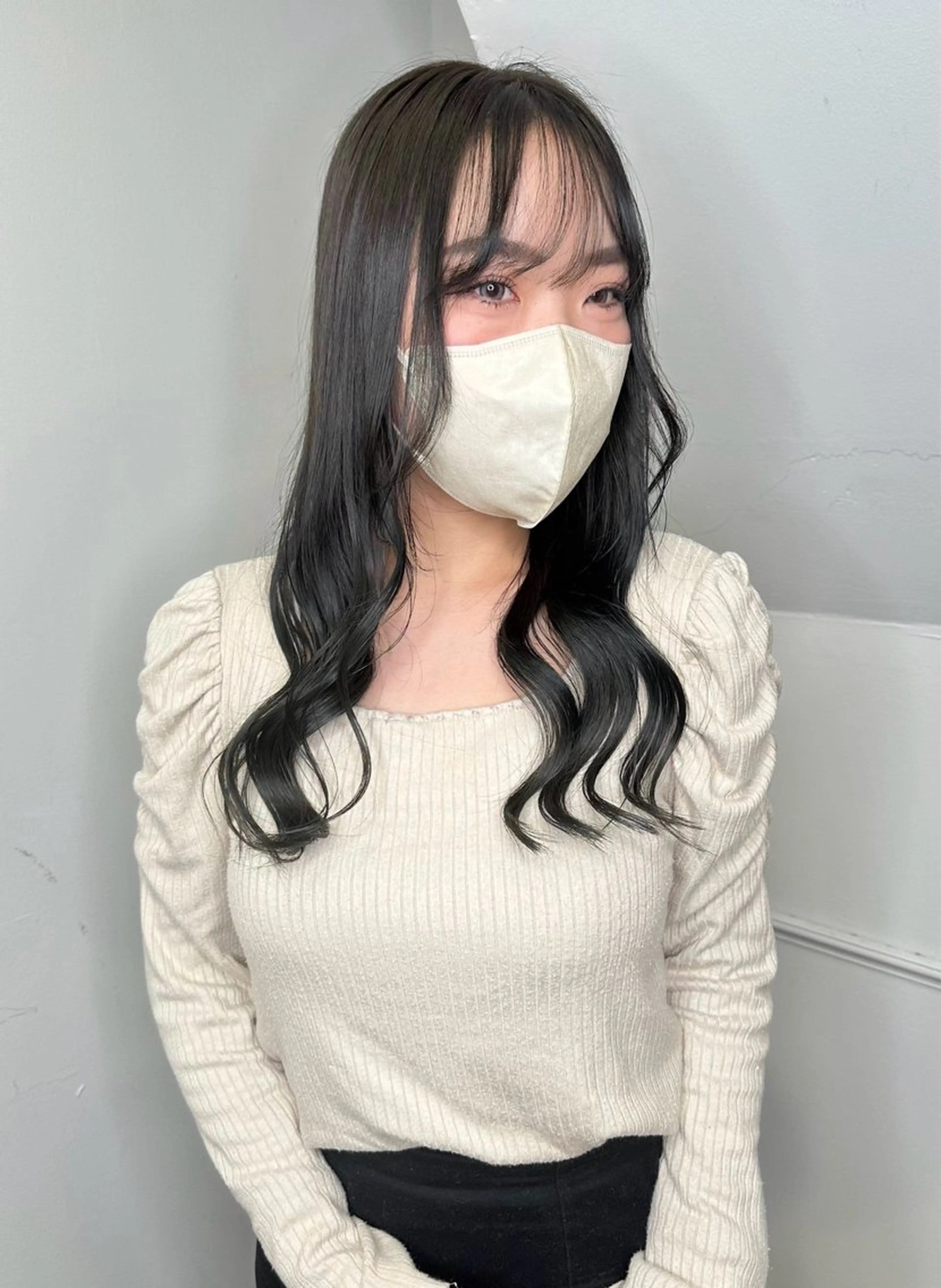 カラー ヘアカラー トリートメント 韓国レイヤ ー支持No.1renのヘアスタイル