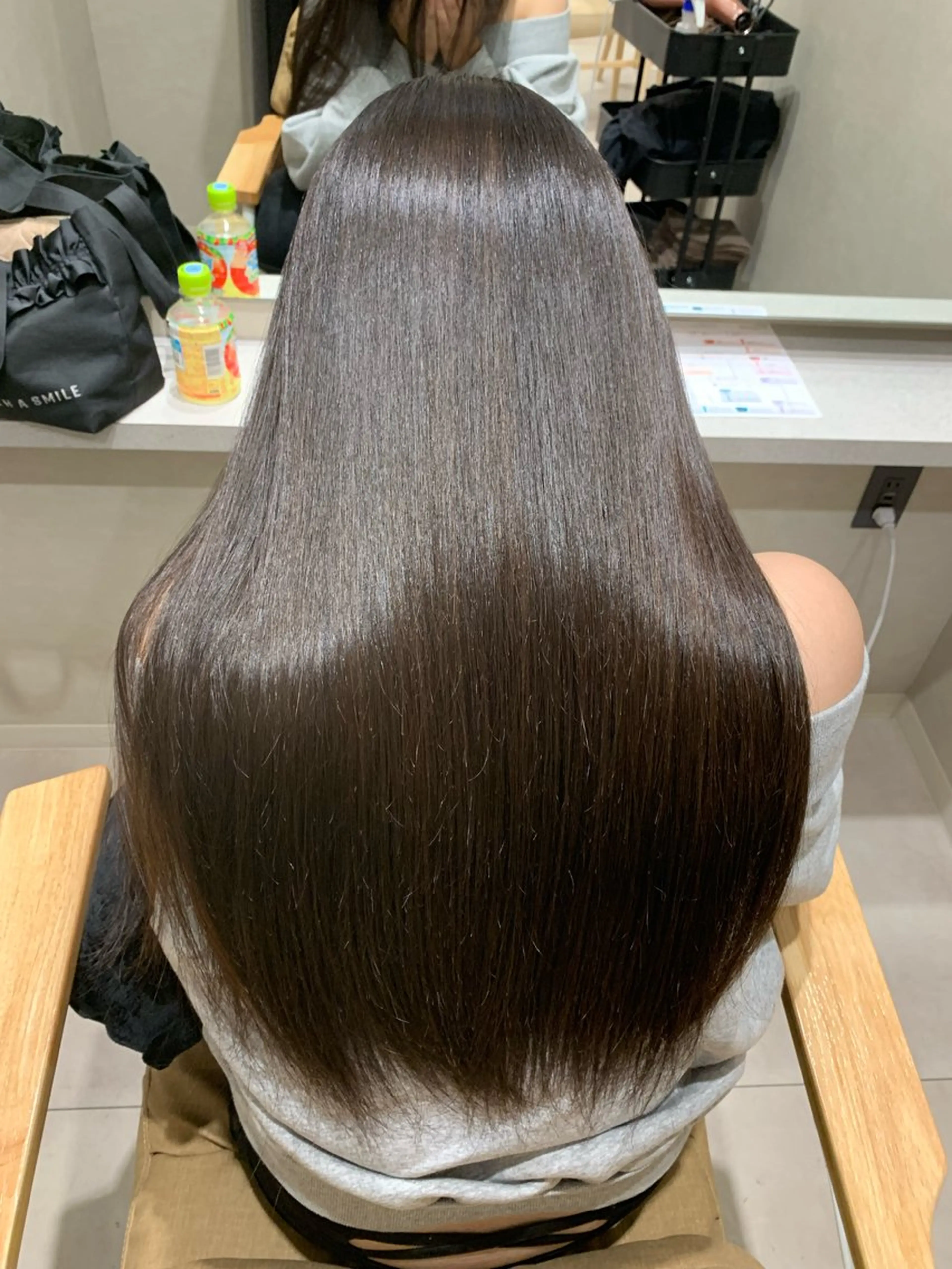 ロング 縮毛矯正 newiネウィ _naoのヘアスタイル
