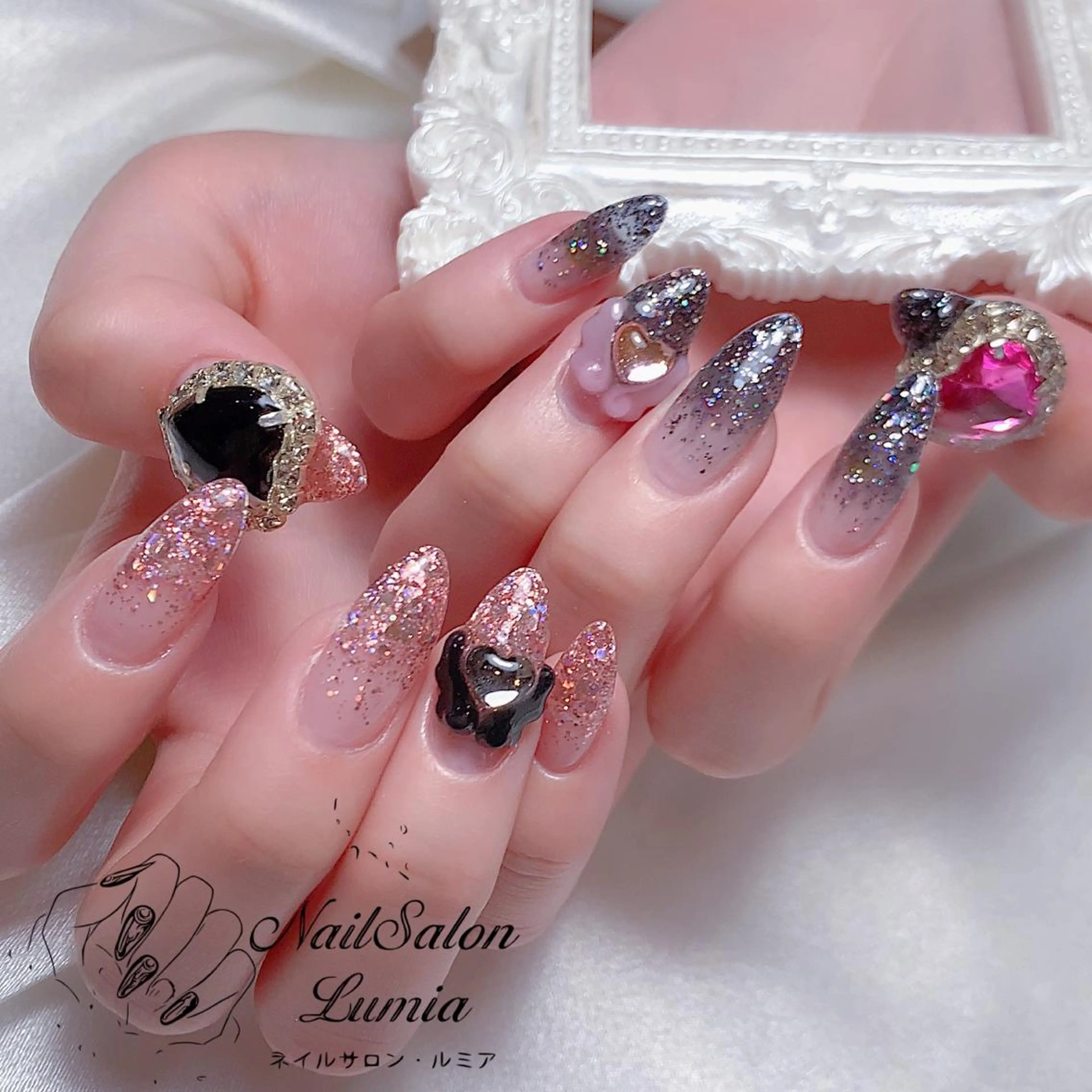 ネイル ハンドネイル ネイルサロン ルミア Lumia 店長のネイルデザイン