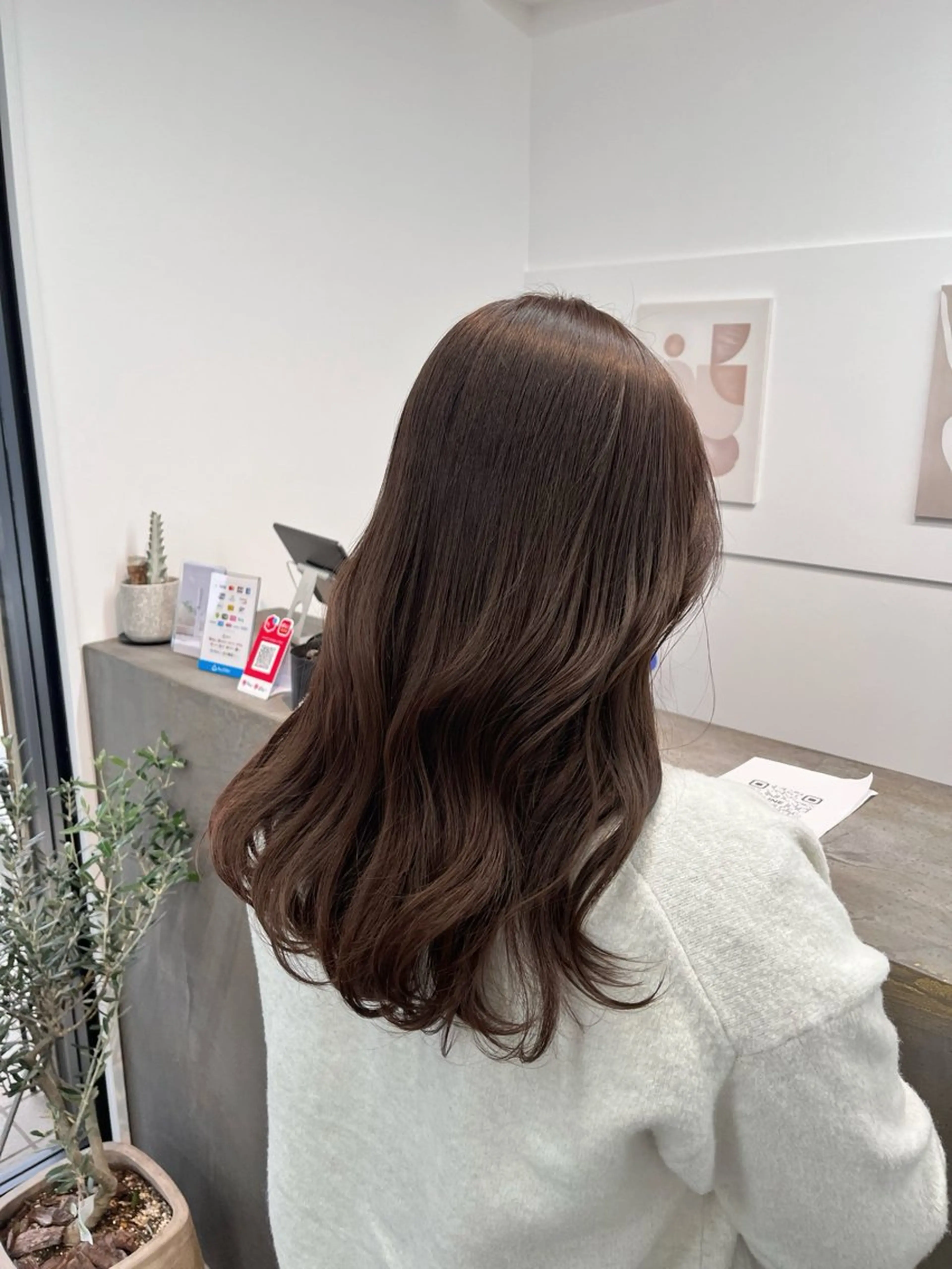セミロング カラー hair salon SILLO.のヘアスタイル