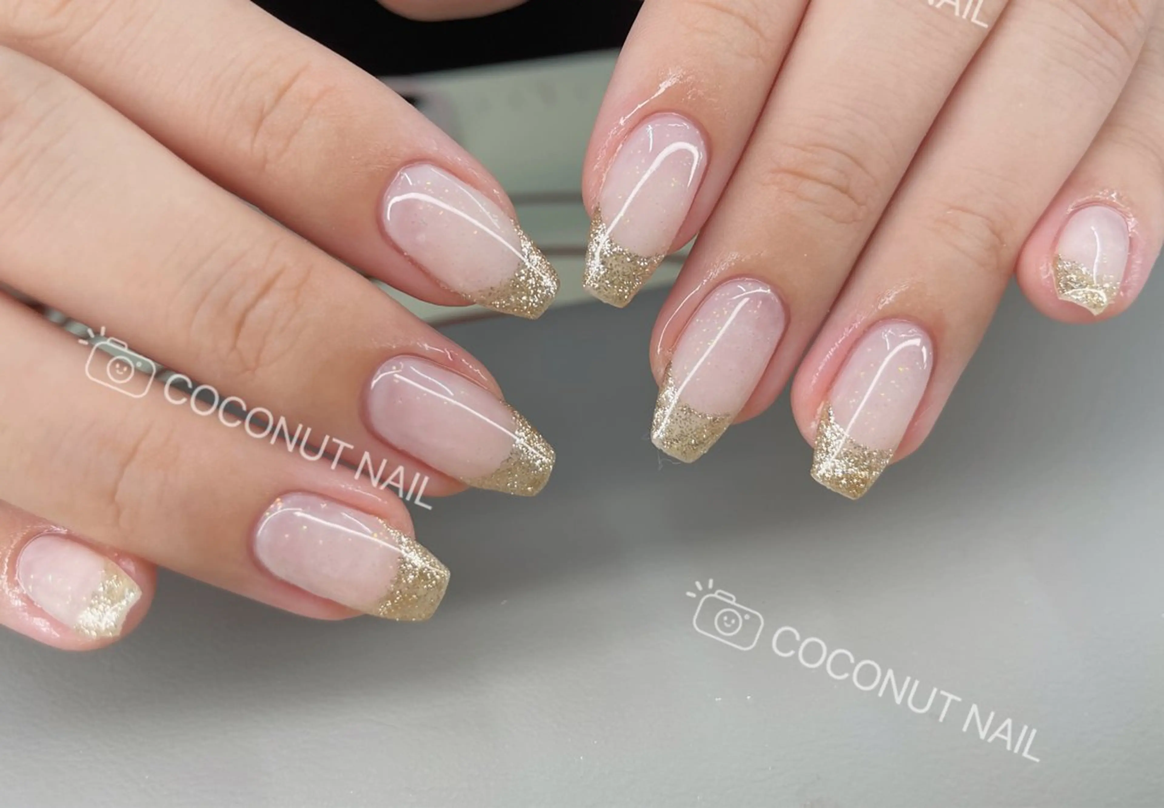 ネイル 冬ネイル クリスマス ハンドネイル 神田 ココナッツのネイルデザイン