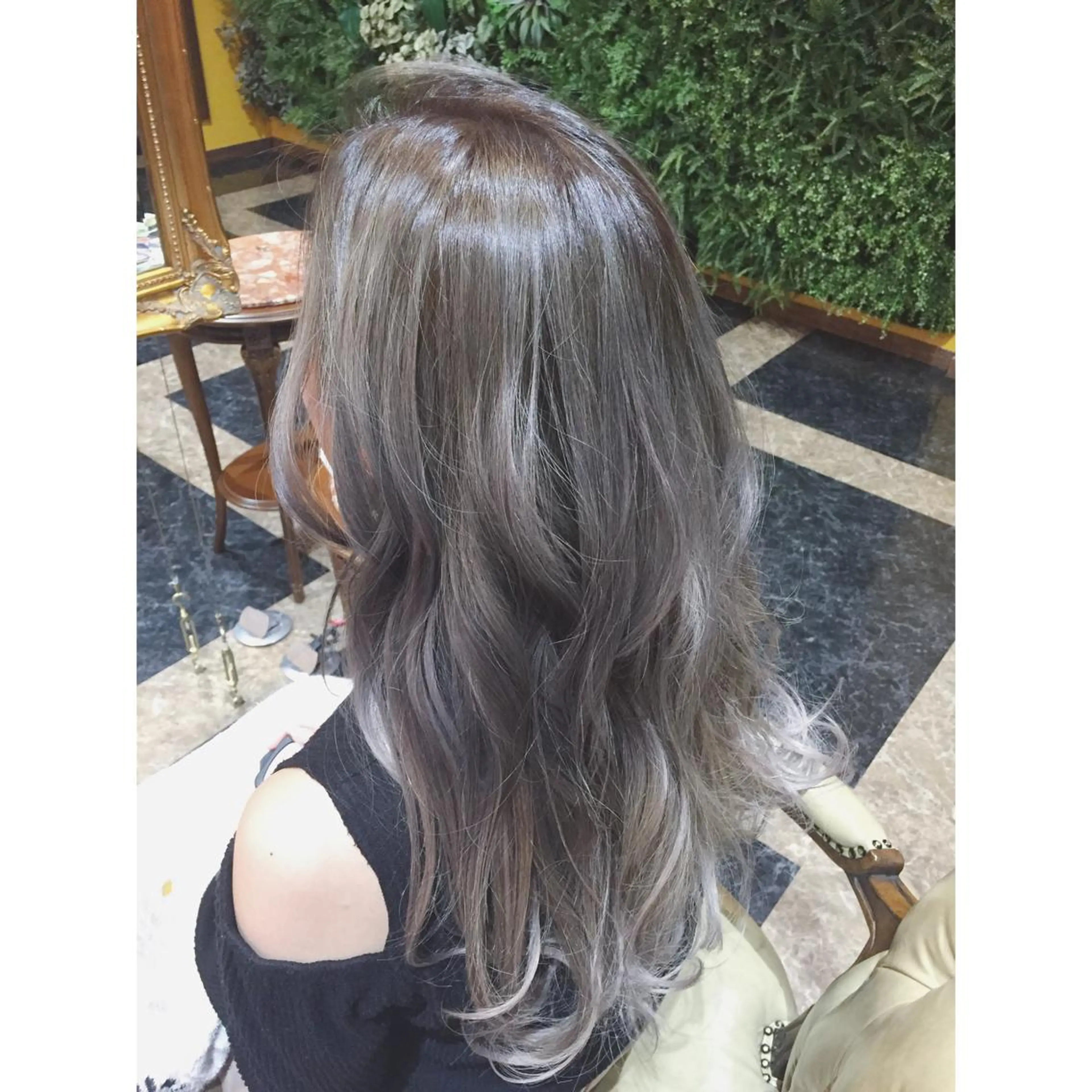 ショート ミディアム セミロング ロング カラー グレージュ ハイトーンカラー ハイトーングレージュ waku岡崎店所属・圧倒的なクォリティ✨ waku 岡崎店のヘアスタイル