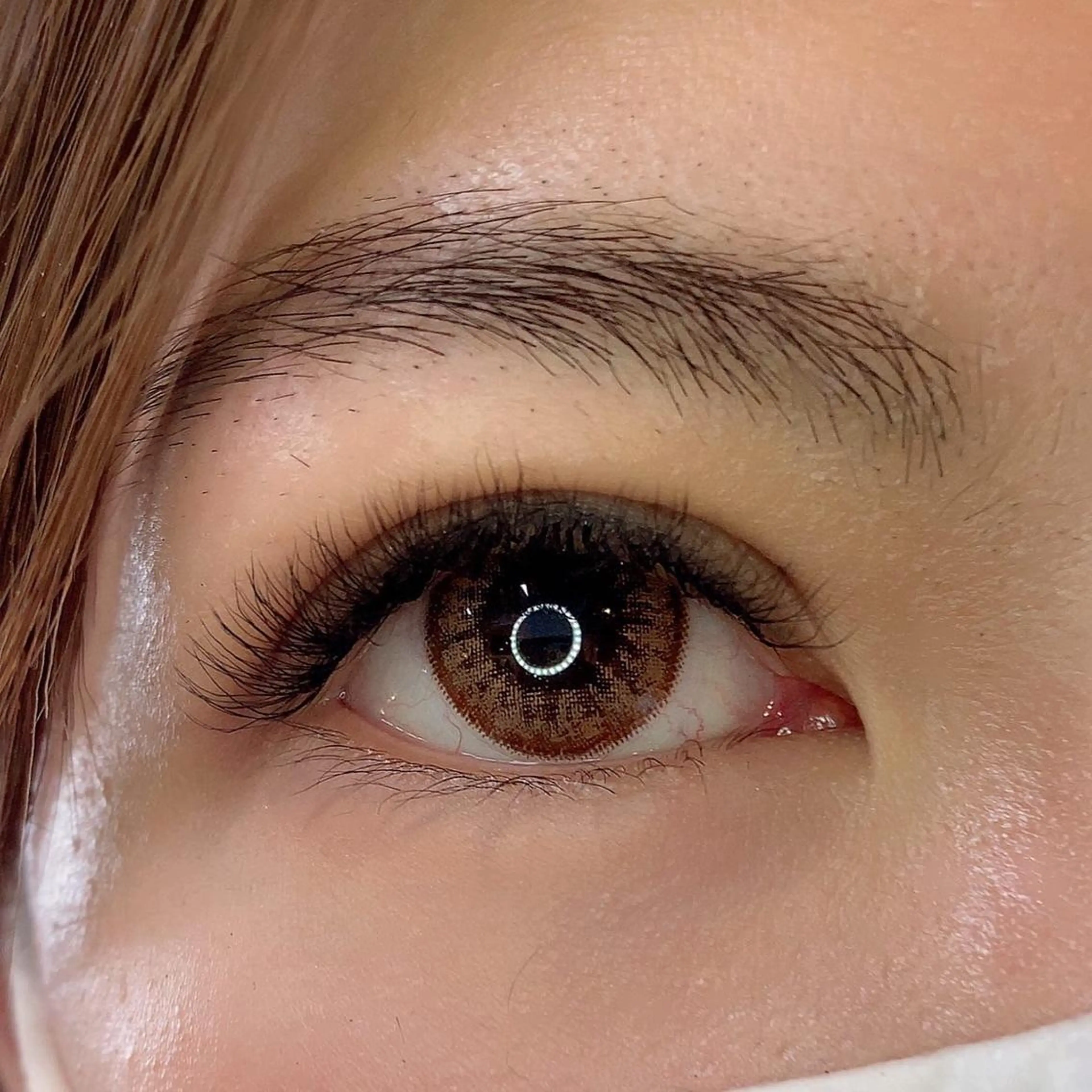 マツエク・マツパ 付け放題 バインドロック カラーマツエク フラットラッシュ ミンク Lily kUMIのマツエク・マツパデザイン