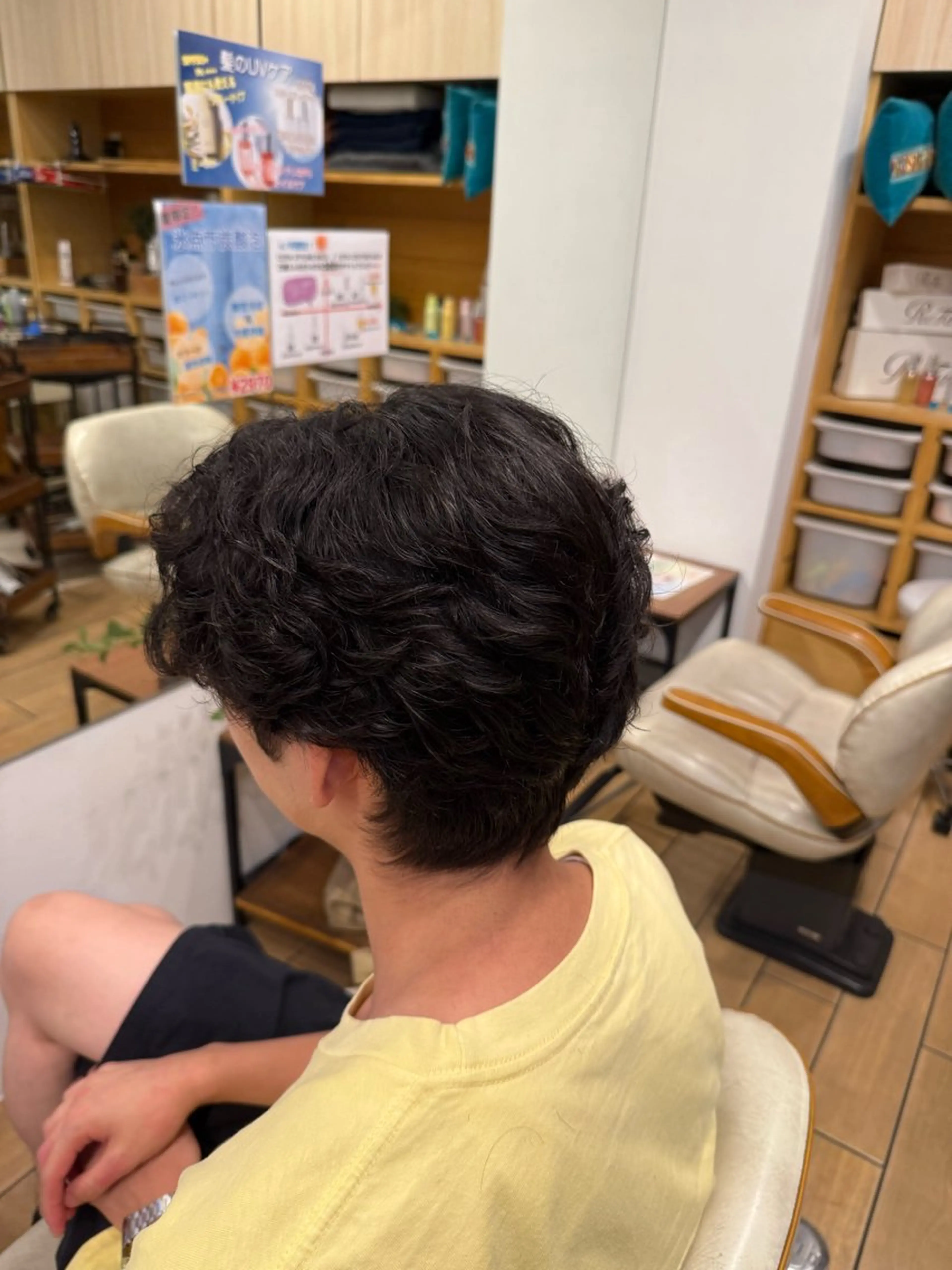 パーマ メンズ 中野 亮のヘアスタイル