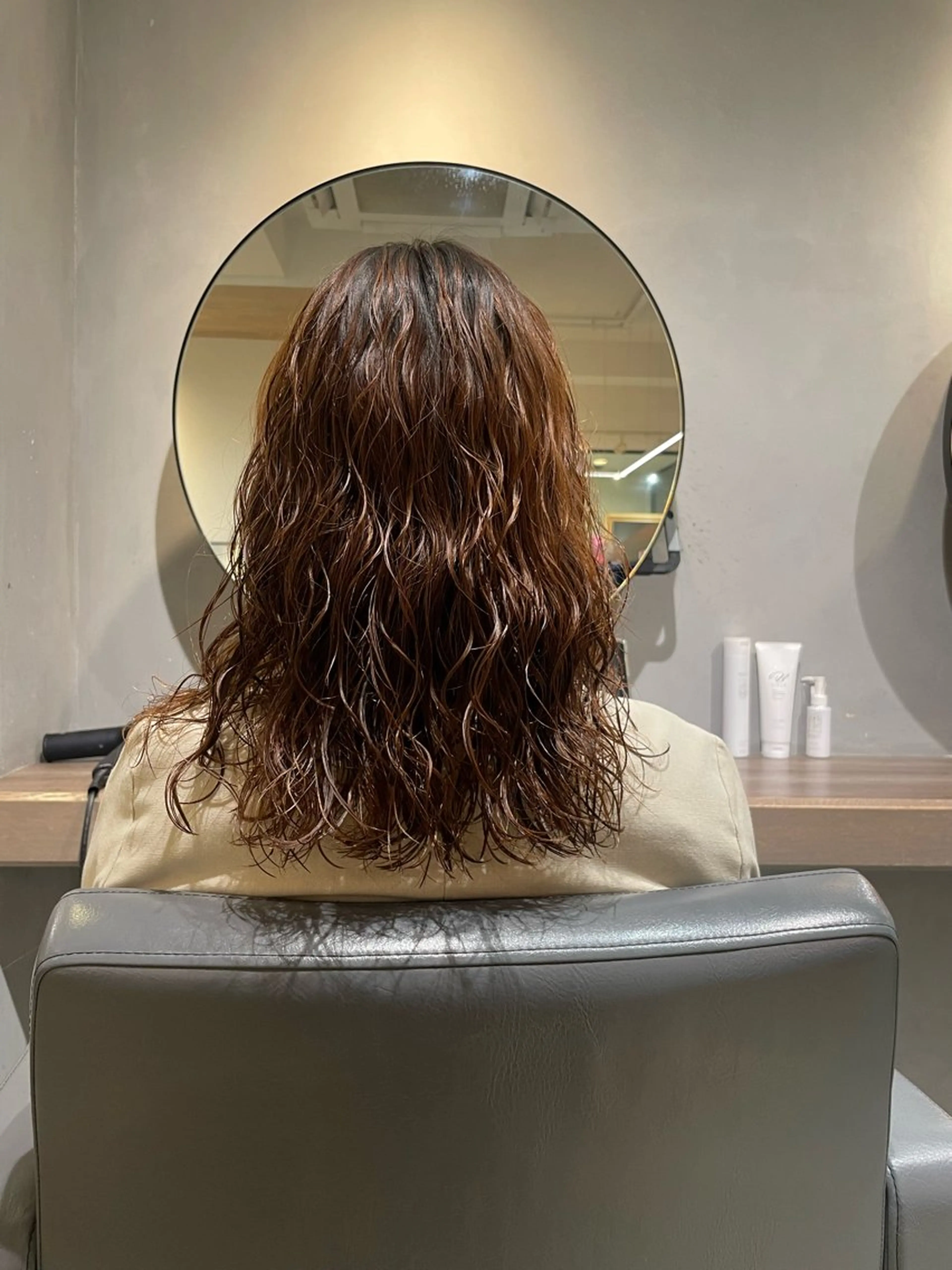 パーマ 🎀西川芽依/ 暖色カラー🎀のヘアスタイル