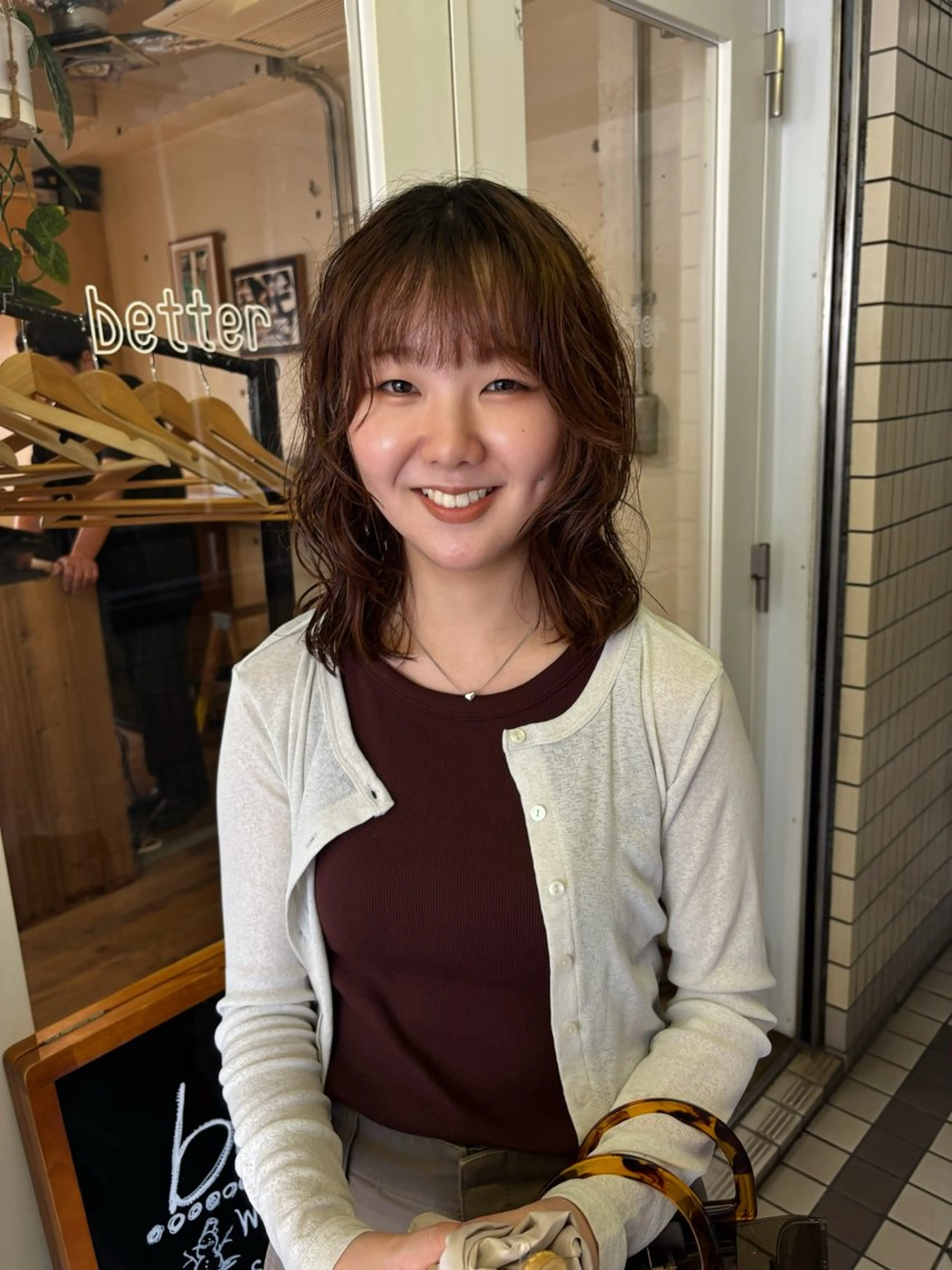 ミディアム パーマ カット パーマ kaito パーマ募集！🔵のヘアスタイル