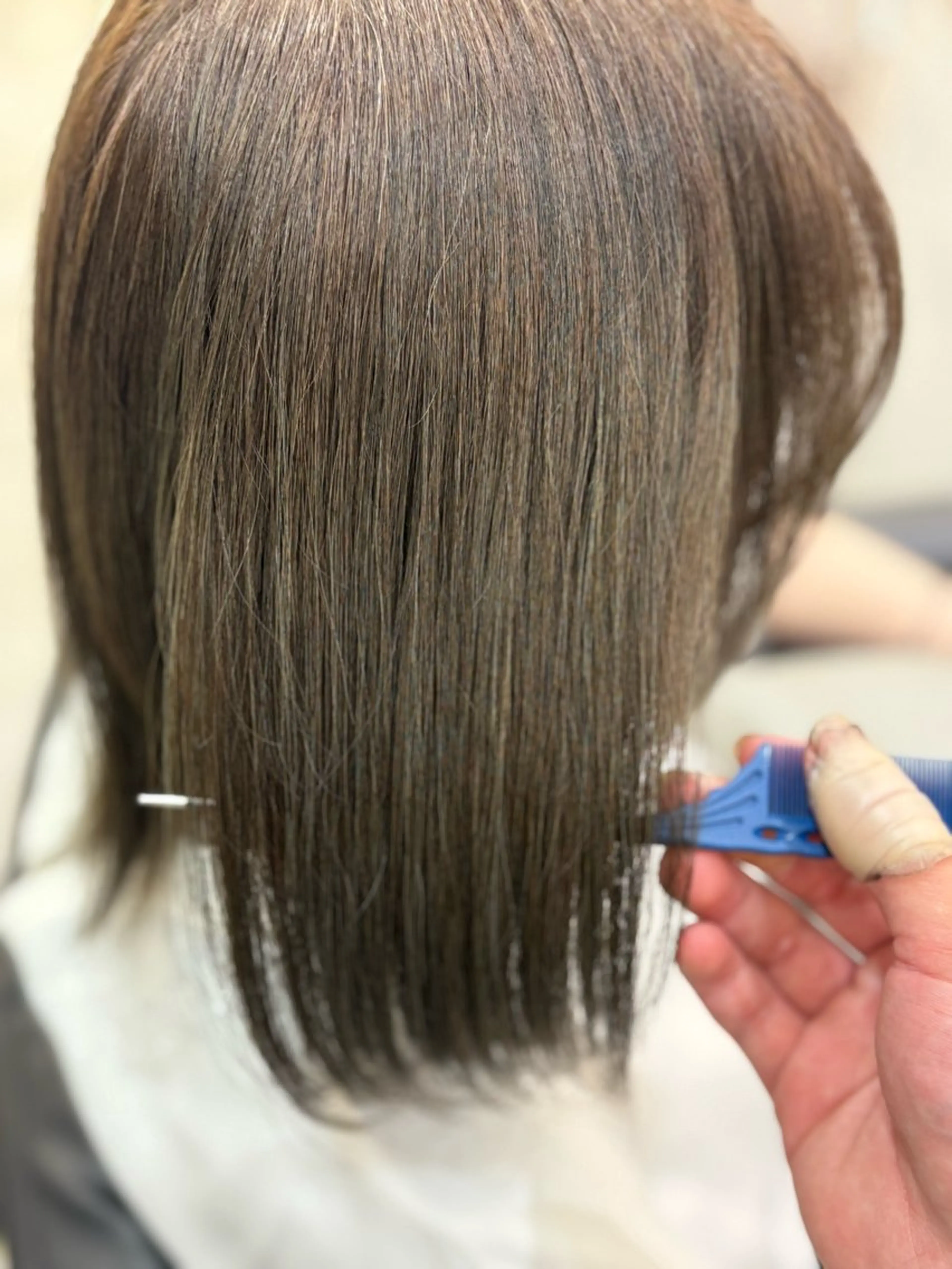 ミディアム 縮毛矯正 冨江 弘貴のヘアスタイル