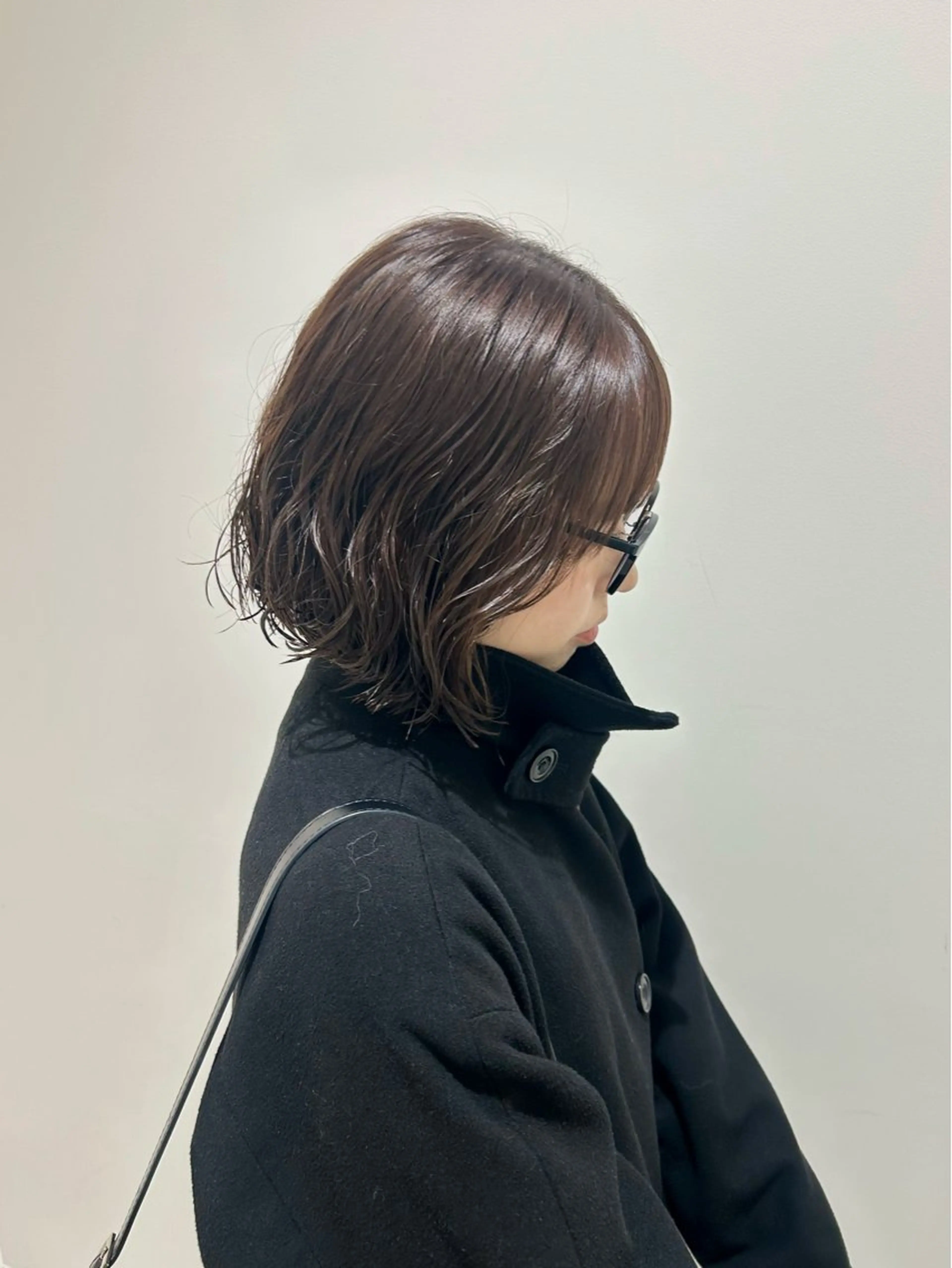ミディアム パーマ カット 👔ボブ﹨髪質改善 ストレート🩳ももかのヘアスタイル