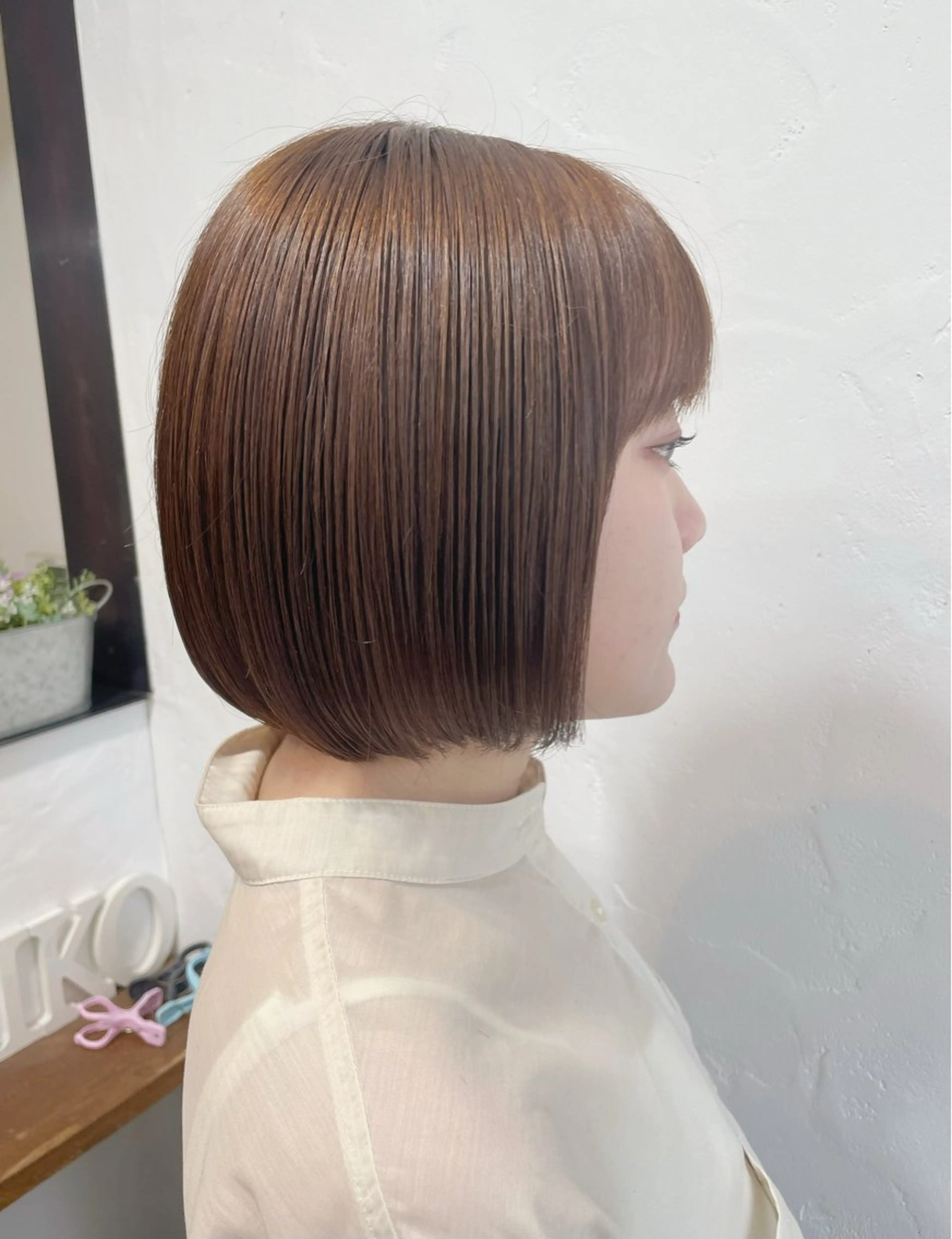 ショート カット ヘアカラー トリートメント ふわっとレイヤー 🪽スガヤハルミのヘアスタイル