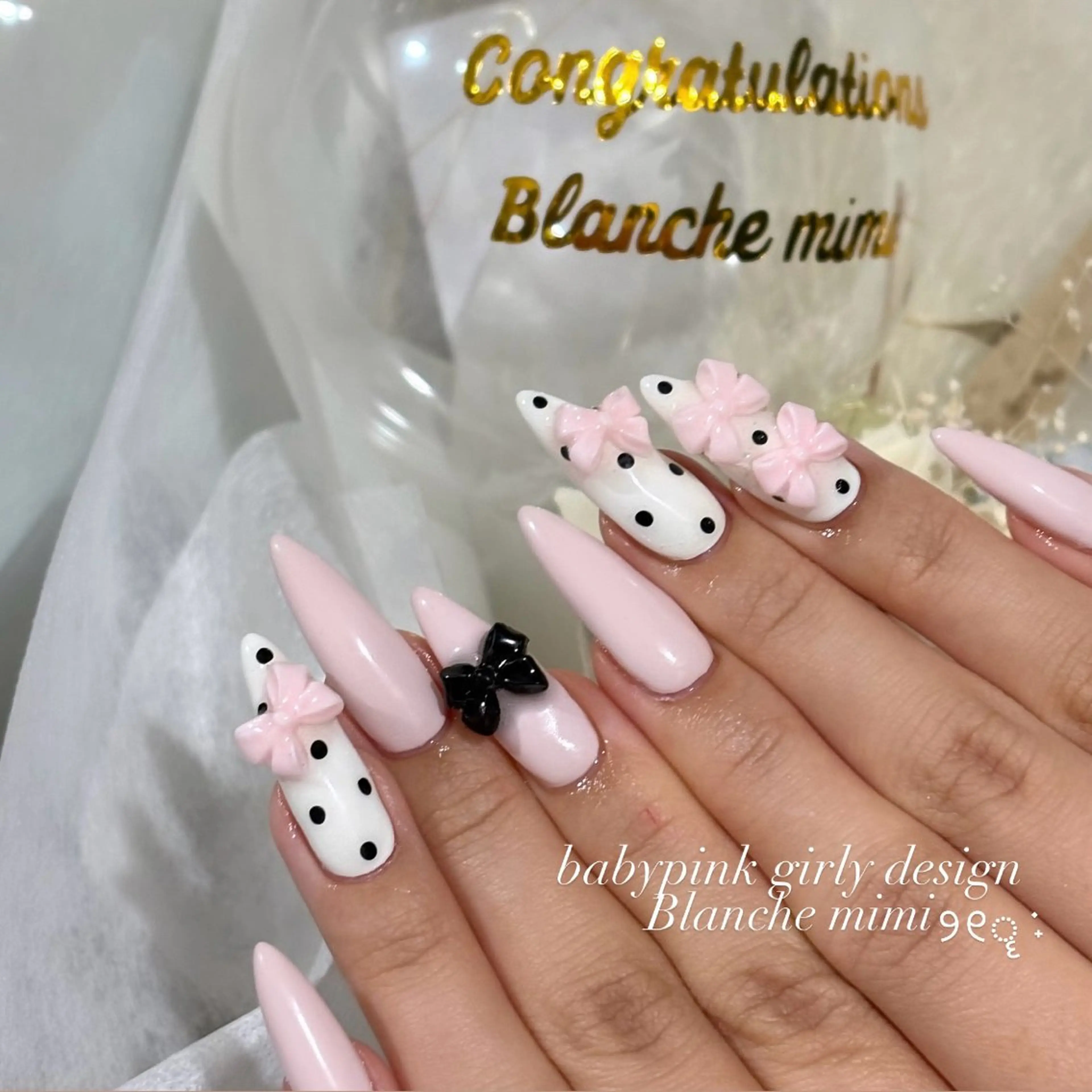 ネイル ハンドネイル Blanche mimi.u_aのネイルデザイン
