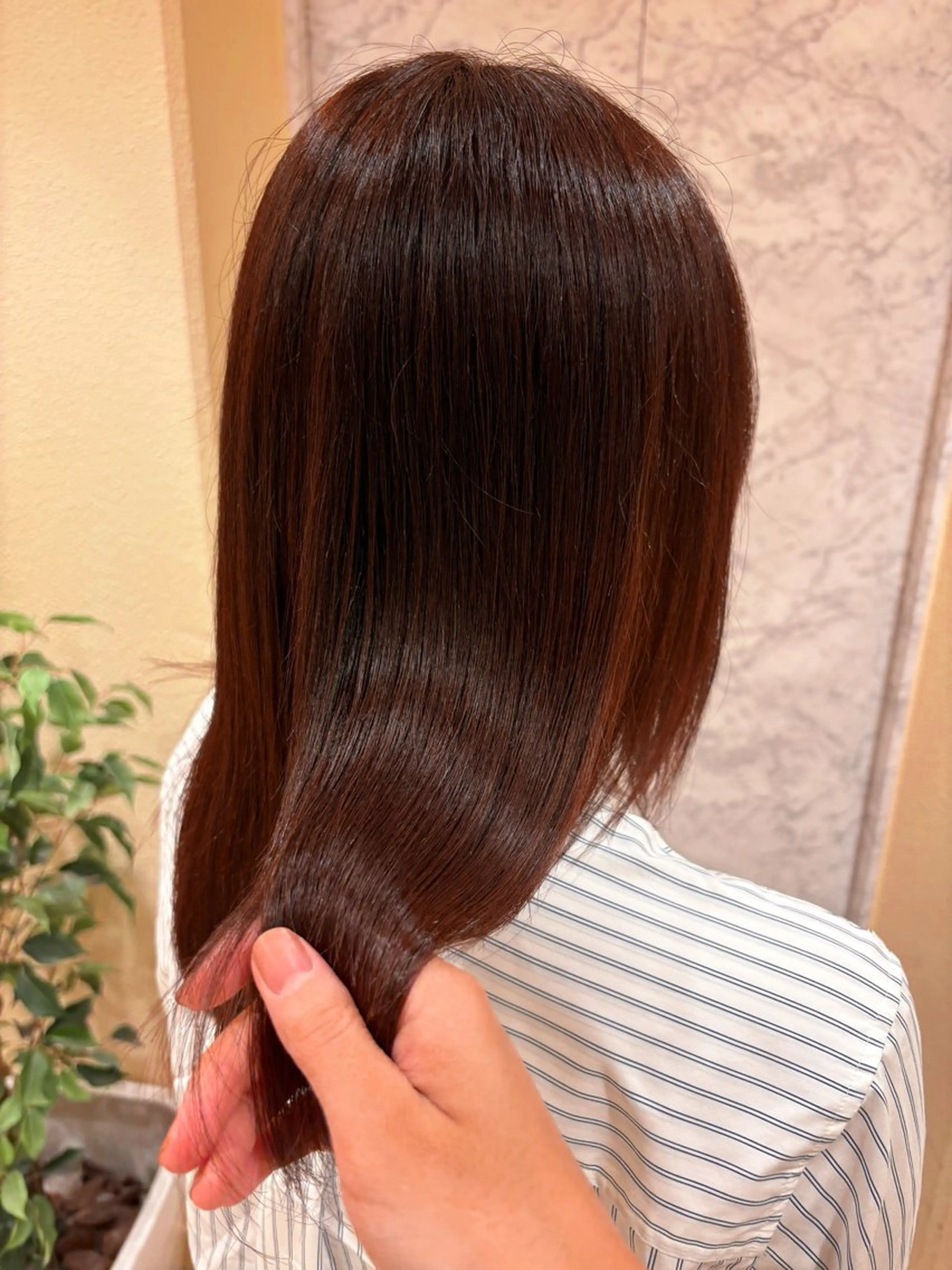 ミディアム カラー トリートメント ヘアカラー トリートメント 艶カラー/アレンジ 💟すなおのヘアスタイル