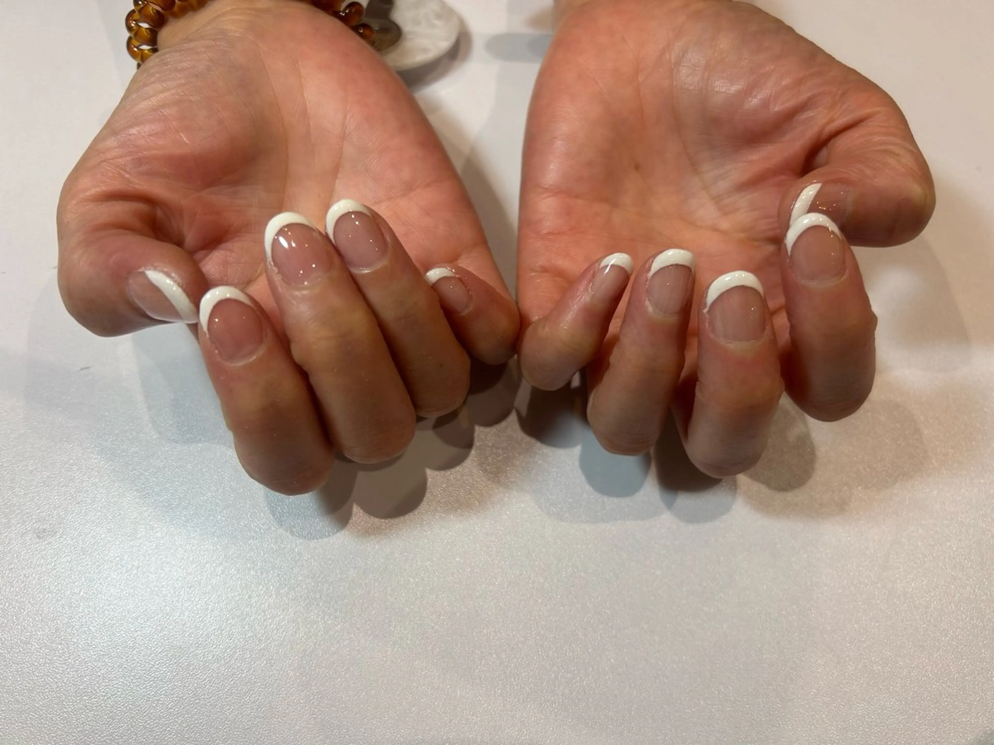 ネイル フレンチネイル 阿部 まきほのヘアスタイル