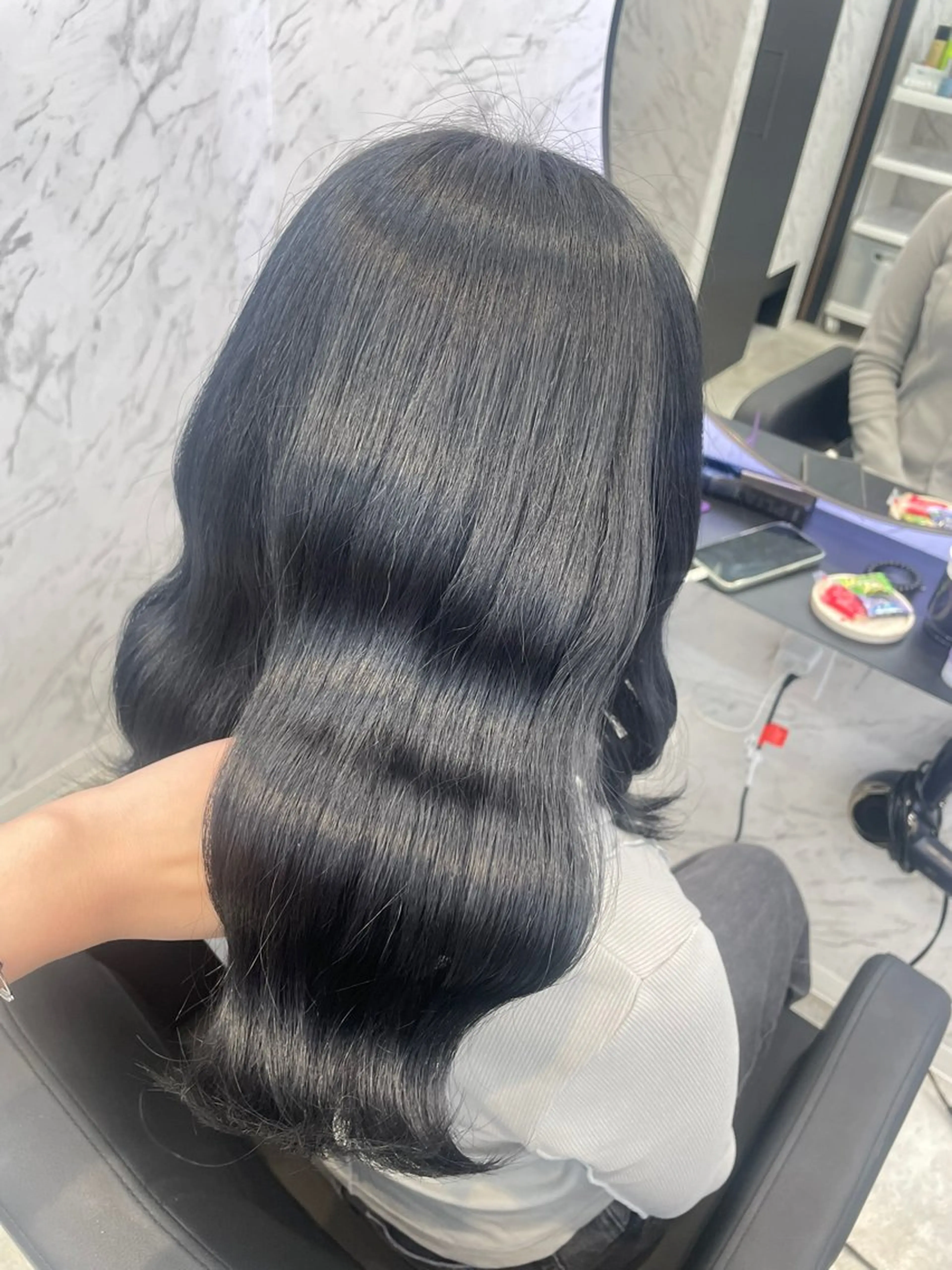 ロング カラー ヘアカラー hair salon dot. mooda 韓国風サロン 町田店所属・韓国風ヘア🎀🩶 /♡𝓝𝓸𝓪♡のヘアスタイル