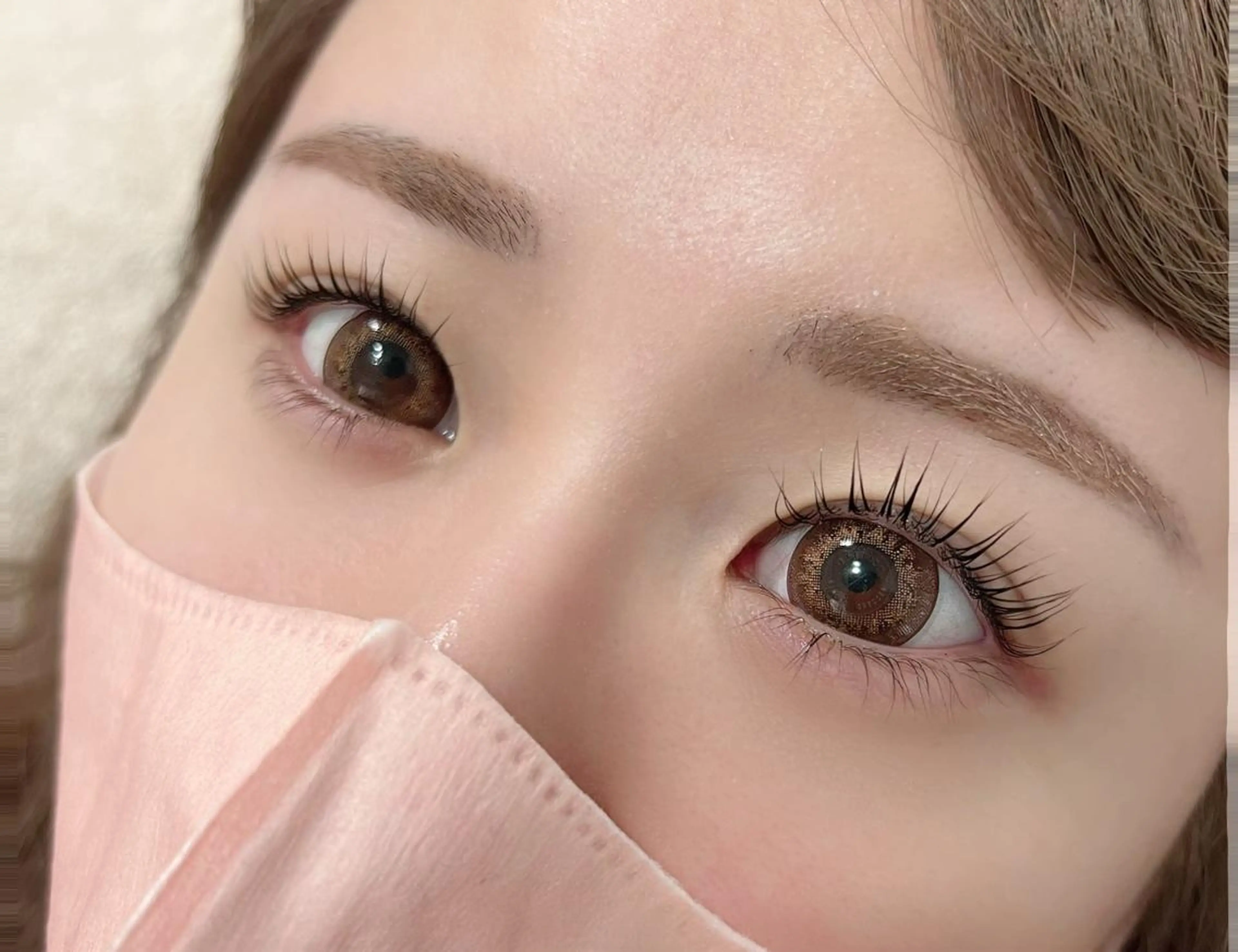 マツエク・マツパ ケラチンラッシュリフト バインドロック Cカール キュート フラットラッシュ マツパ eyelash presh yukaのマツエク・マツパデザイン