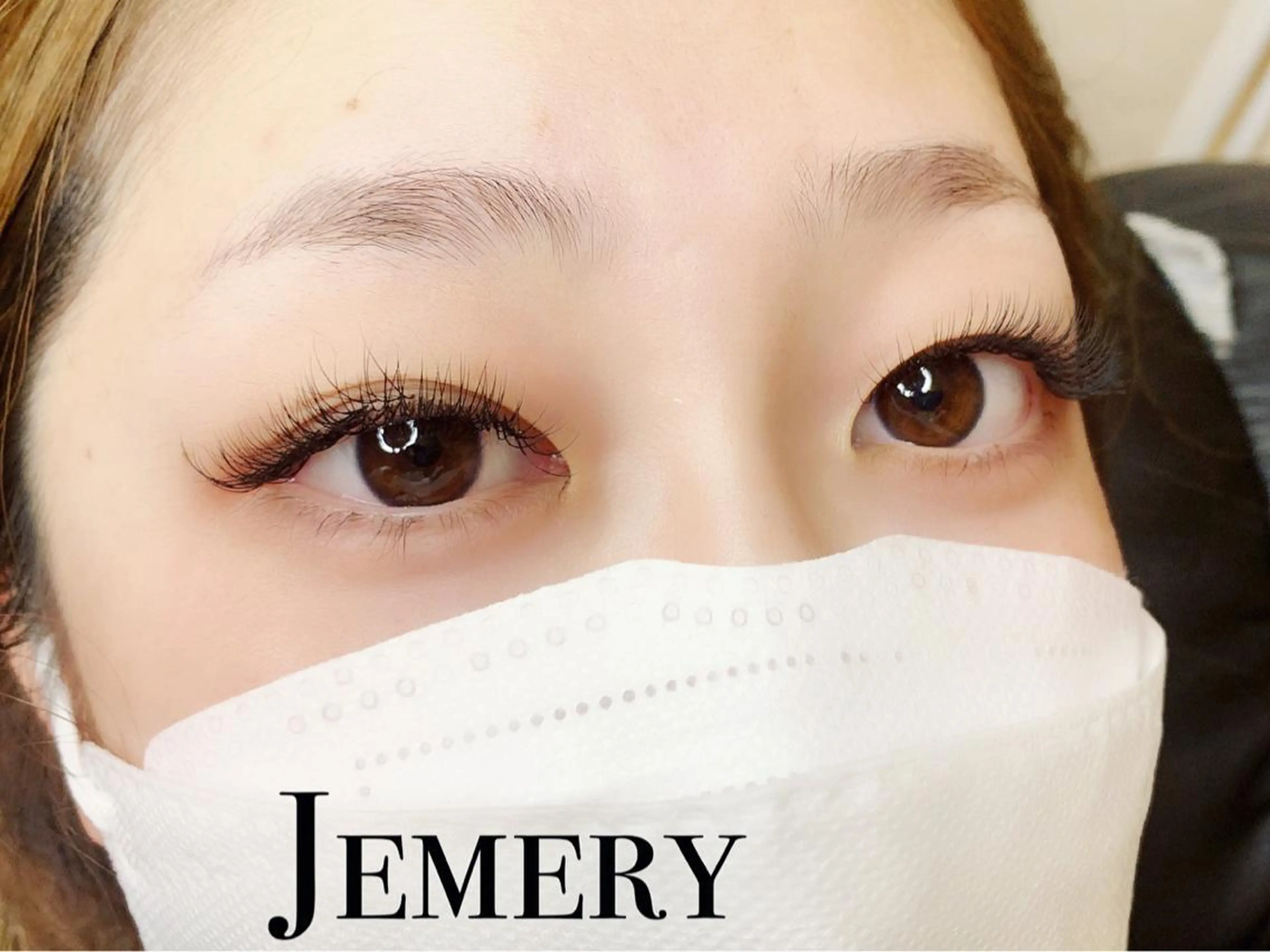 マツエク・マツパ カラーマツエク フラットラッシュ アップワードラッシュ マツエク 💎 Jemery 💎のマツエク・マツパデザイン