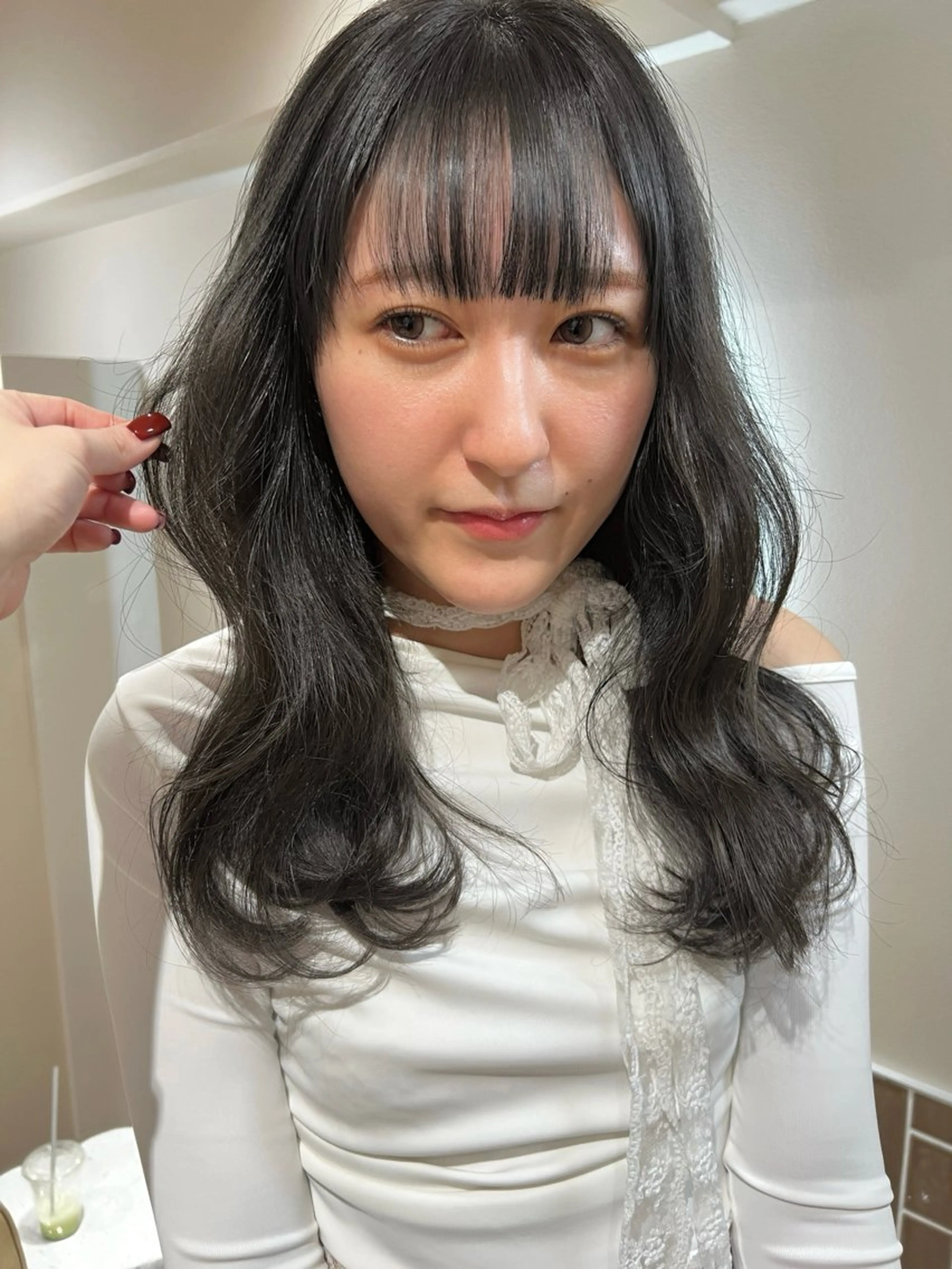 ミディアム カット ヘアカラー トリートメント lane HAIR 【大阪京橋】KISAのヘアスタイル