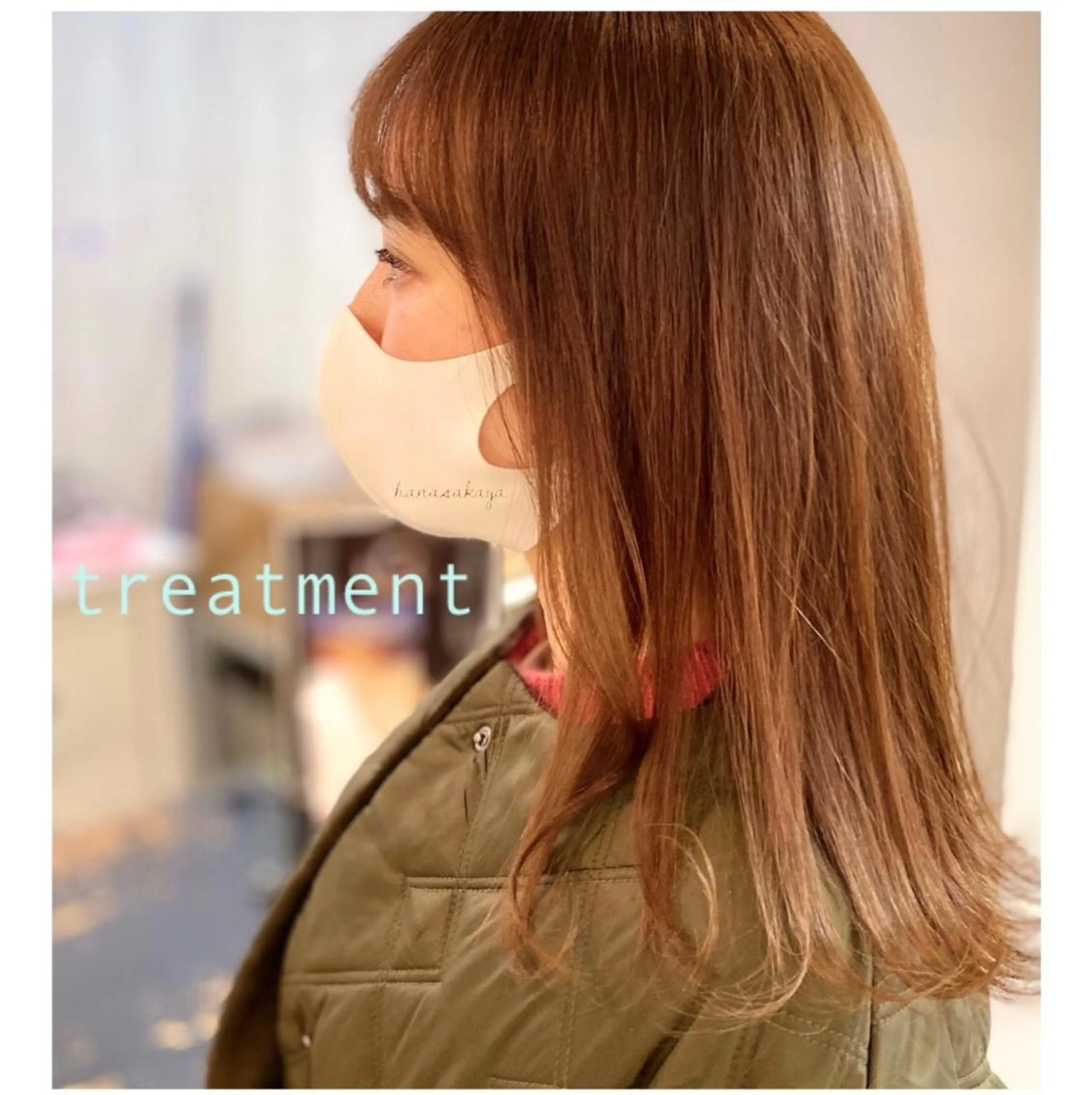 セミロング トリートメント 平田 健一のヘアスタイル