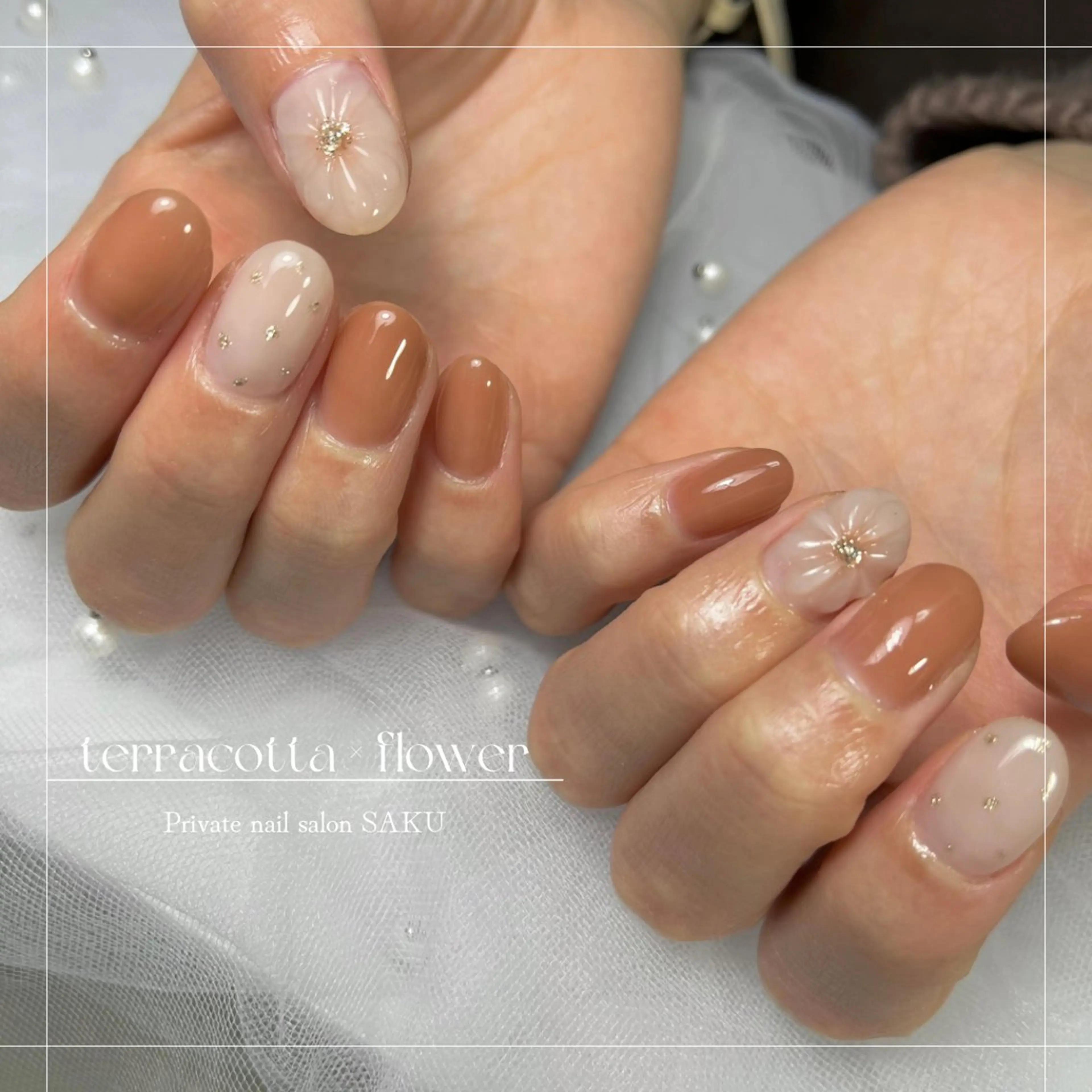 ネイル 春ネイル SAKU nail 作島茜のネイルデザイン