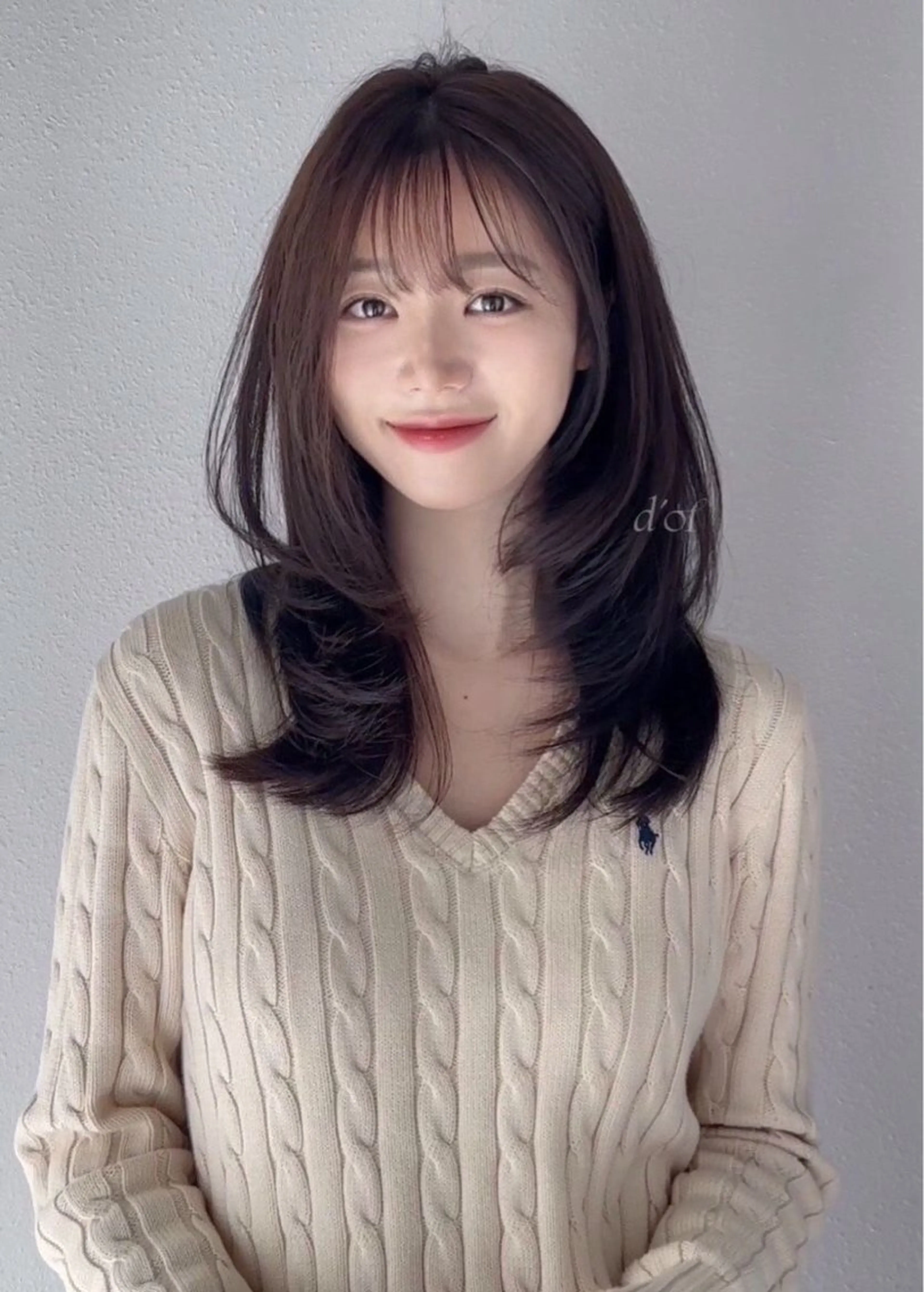 ミディアム Nakajima Eijiのヘアスタイル