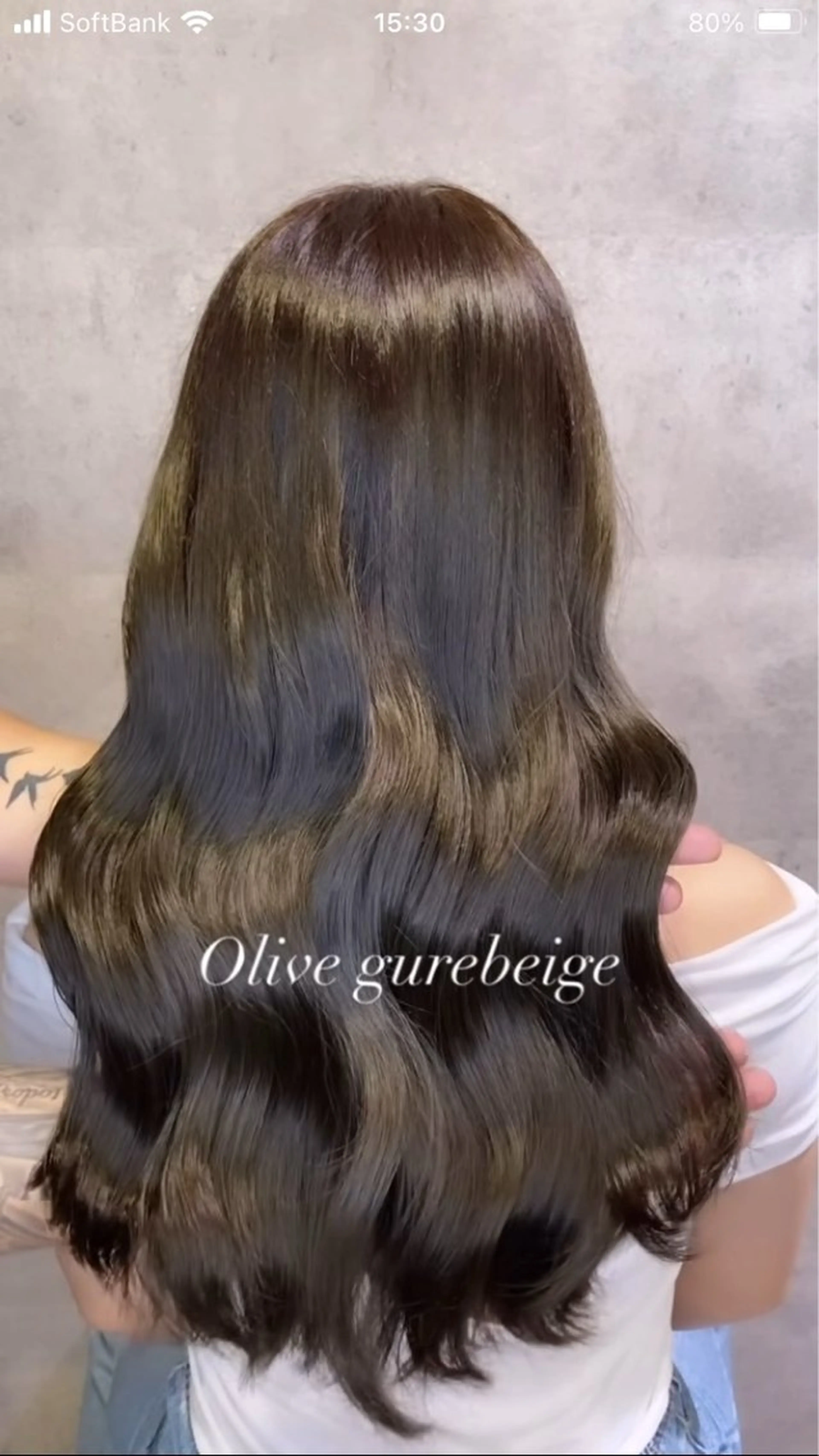 セミロング カラー トリートメント _WHITE芝本 賢吾【天王寺店】のヘアスタイル