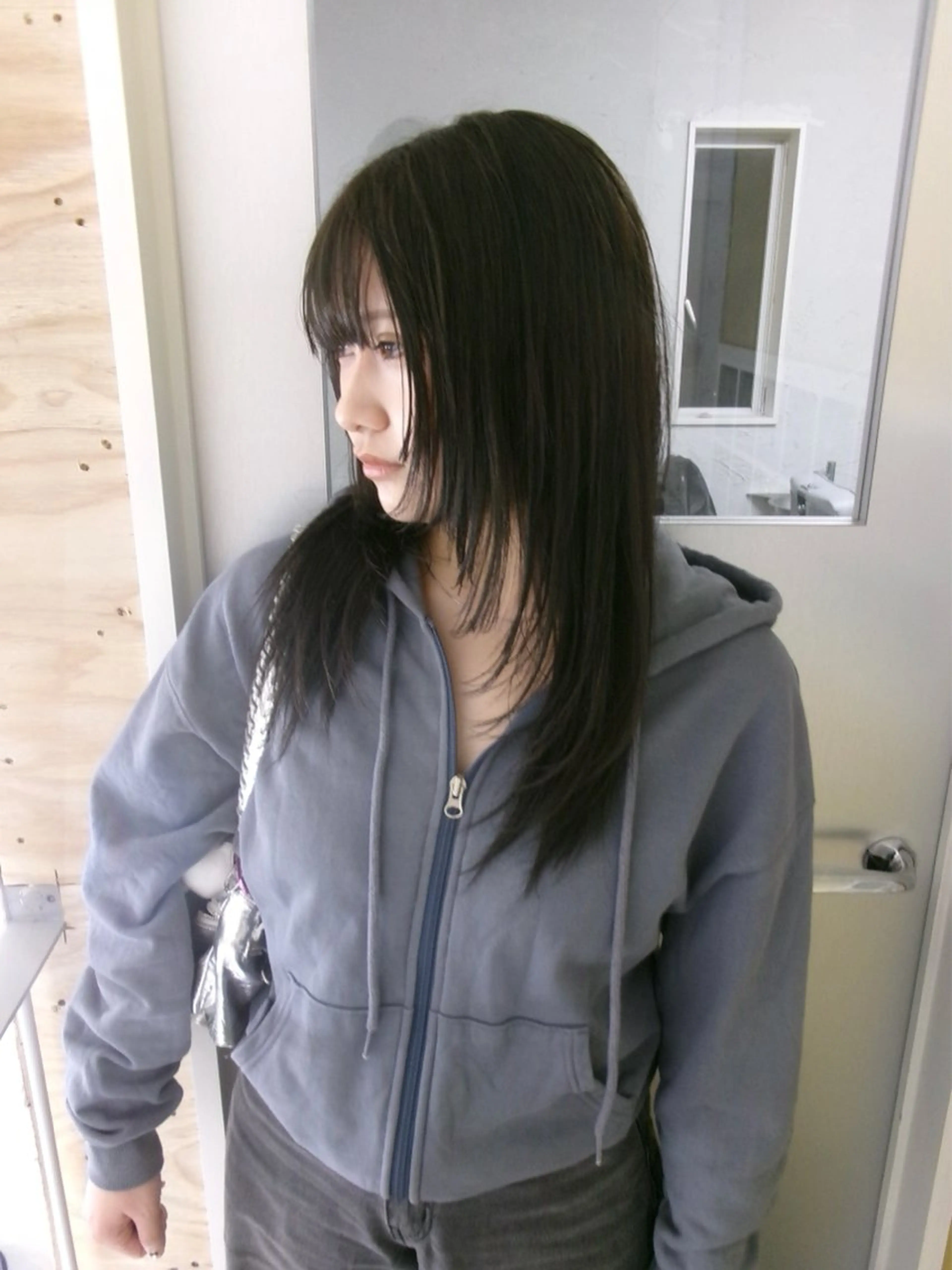 セミロング カット ヘアカラー トリートメント レイヤー/ボブ/ 透明感カラー/ニワのヘアスタイル