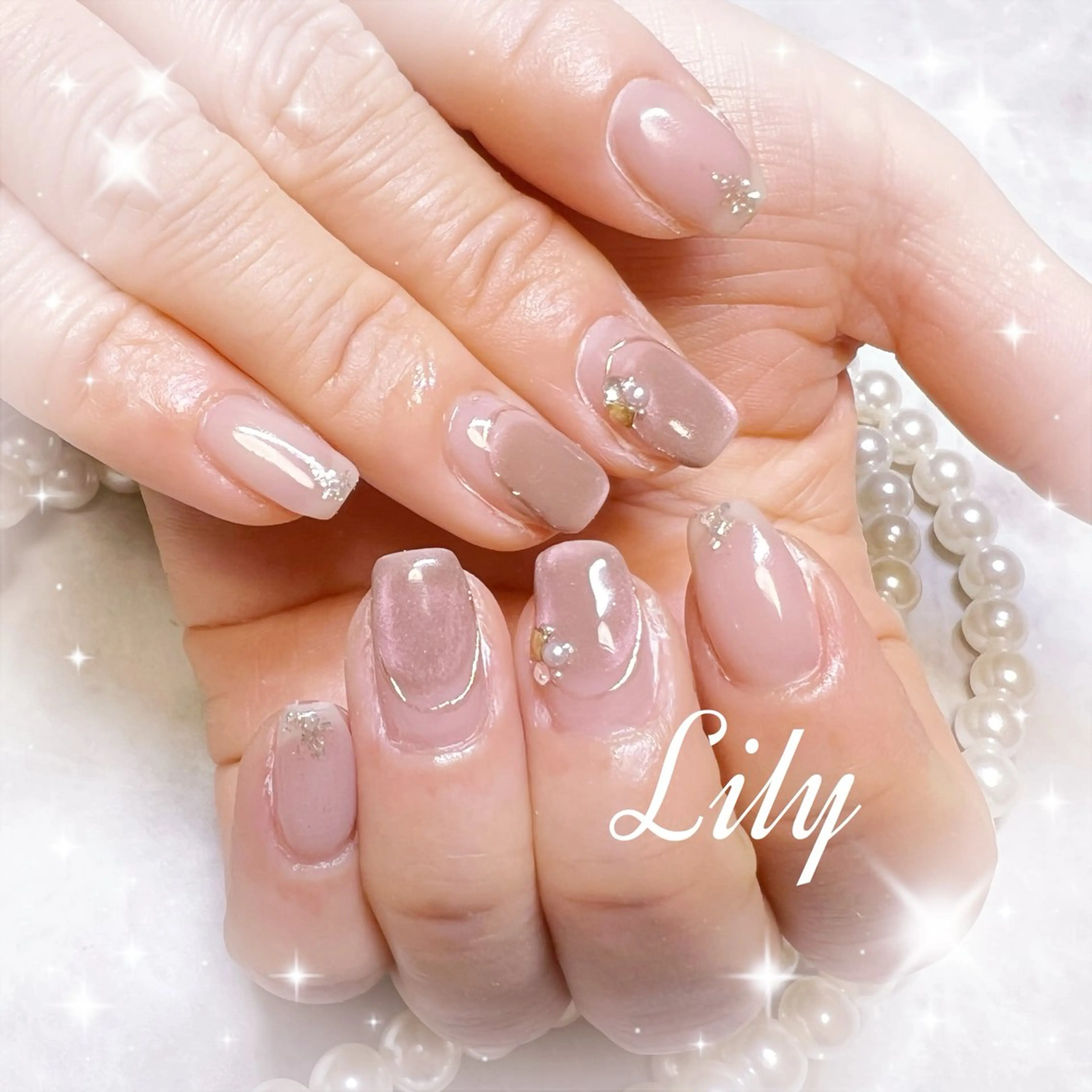 ネイル ハンドネイル Lily*nail 🌻Mii🌻のネイルデザイン