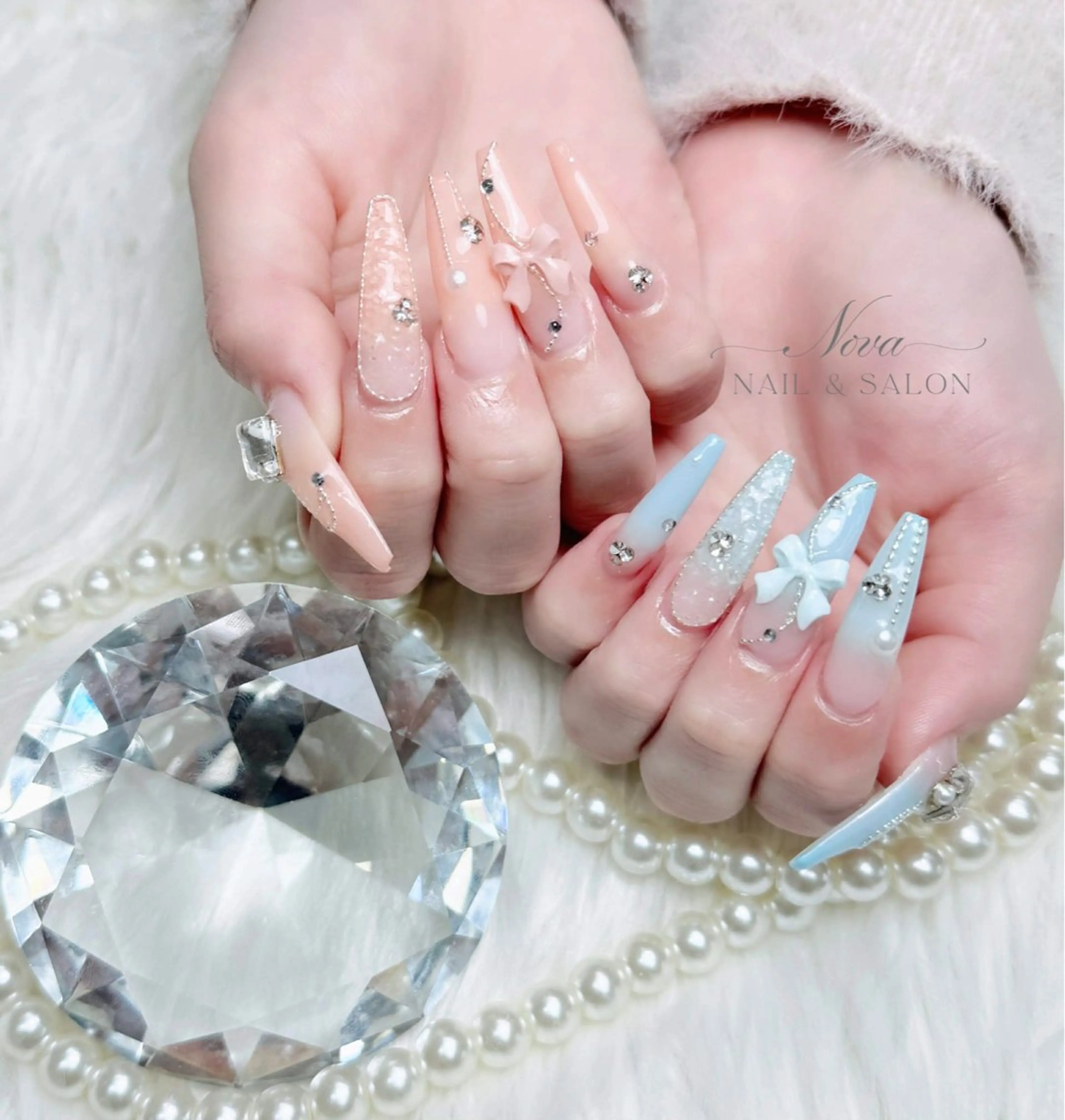 ネイル ハンドネイル ハンドケア Nova Nail Nambaのネイルデザイン