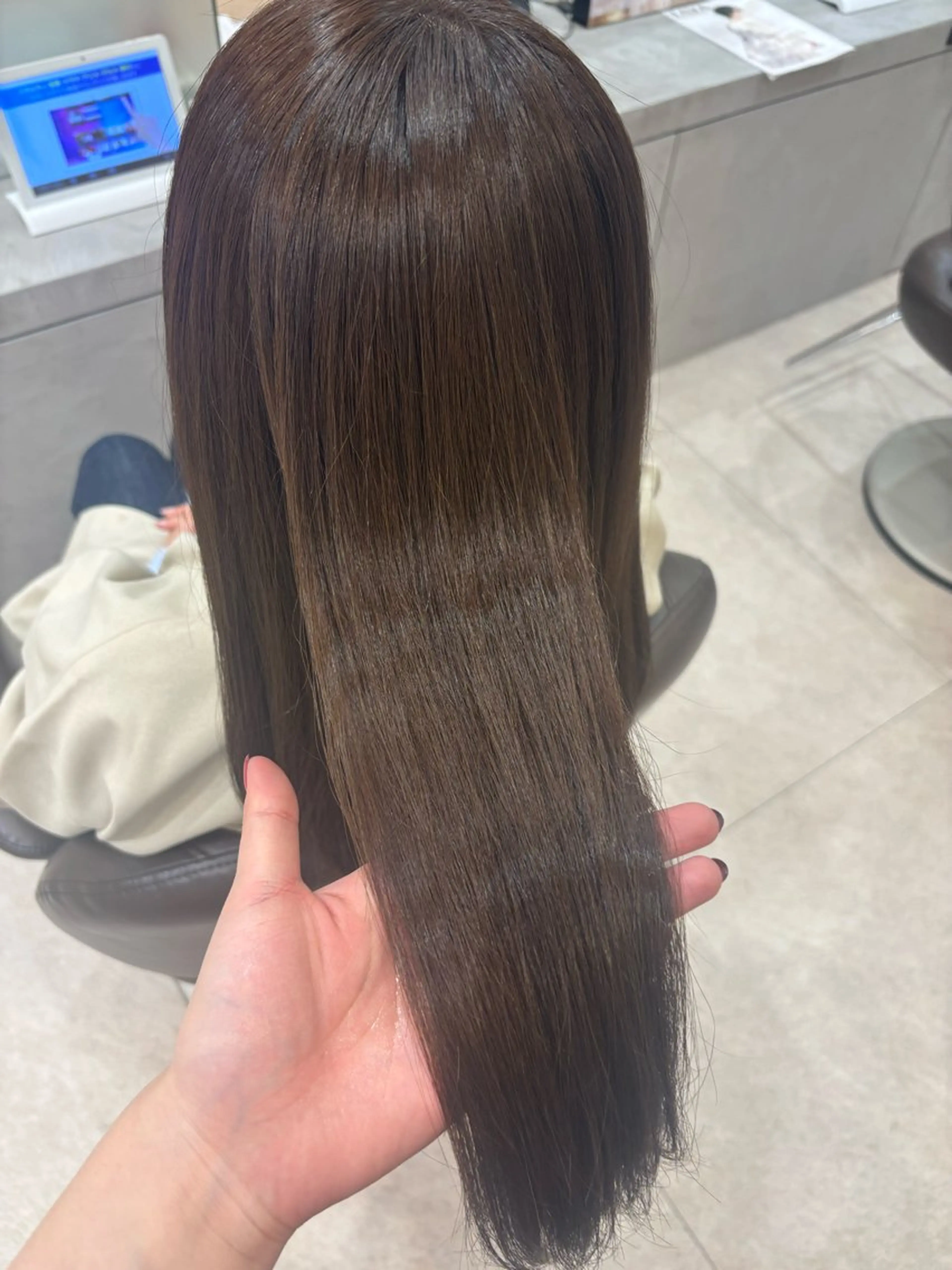 ロング カラー ヘアカラー ワンカラー/モデル /Rin/西葛西のヘアスタイル