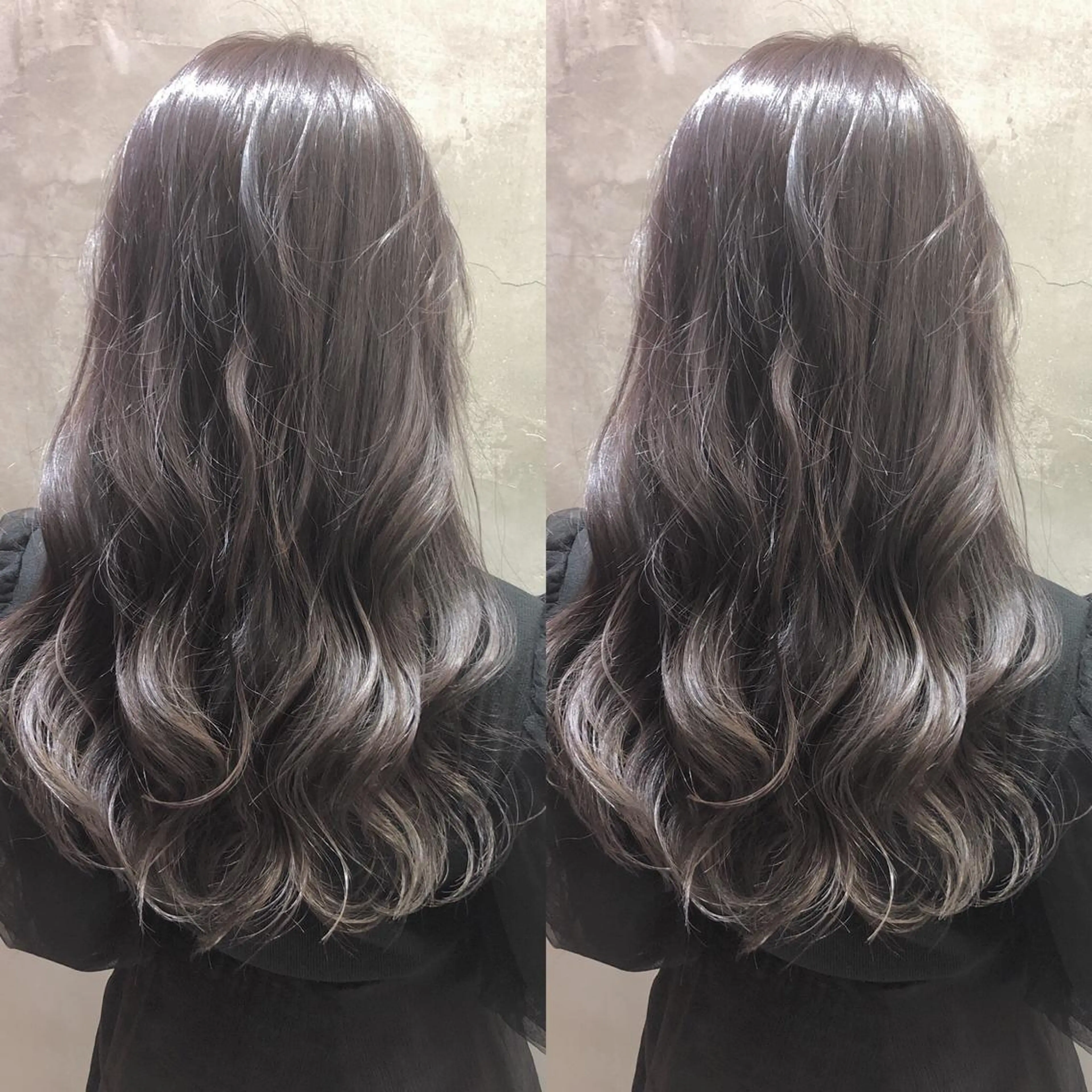 セミロング カラー 北間 寛哉のヘアスタイル