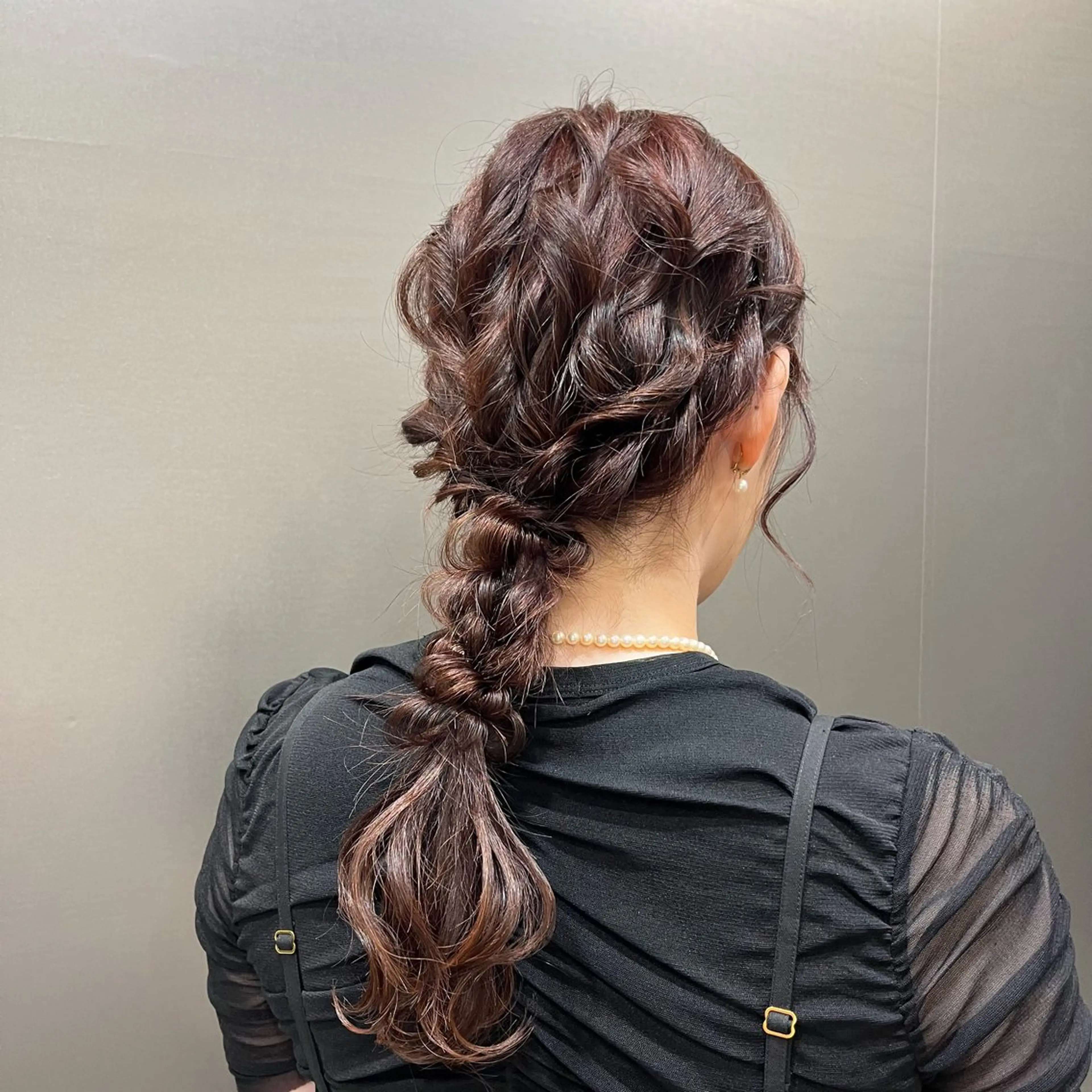 ロング ヘアアレンジ ウスイマイコ カット/ケアカラーのヘアスタイル