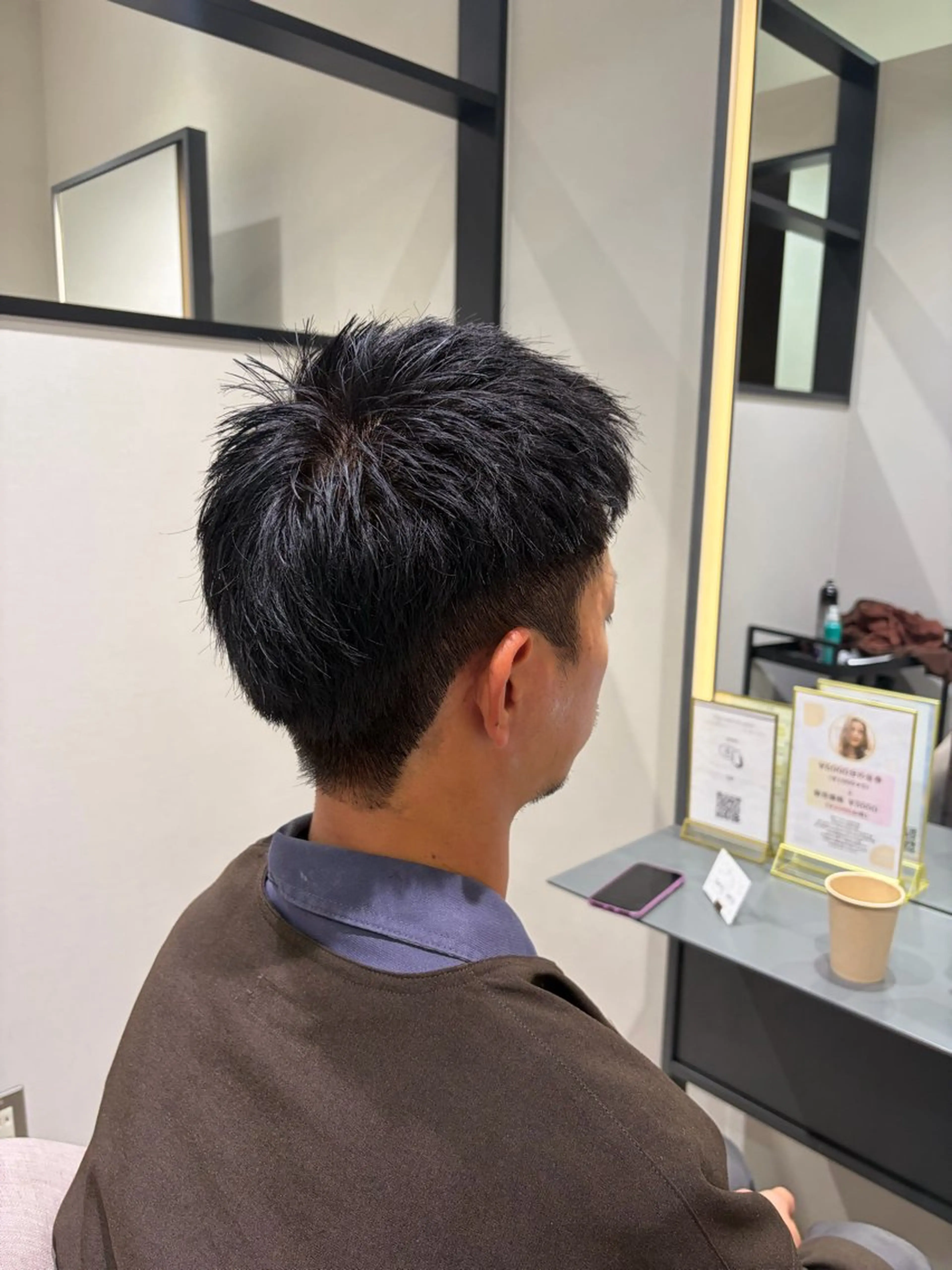 メンズ カット 平日カットモデル 高岡/山崎開世のヘアスタイル