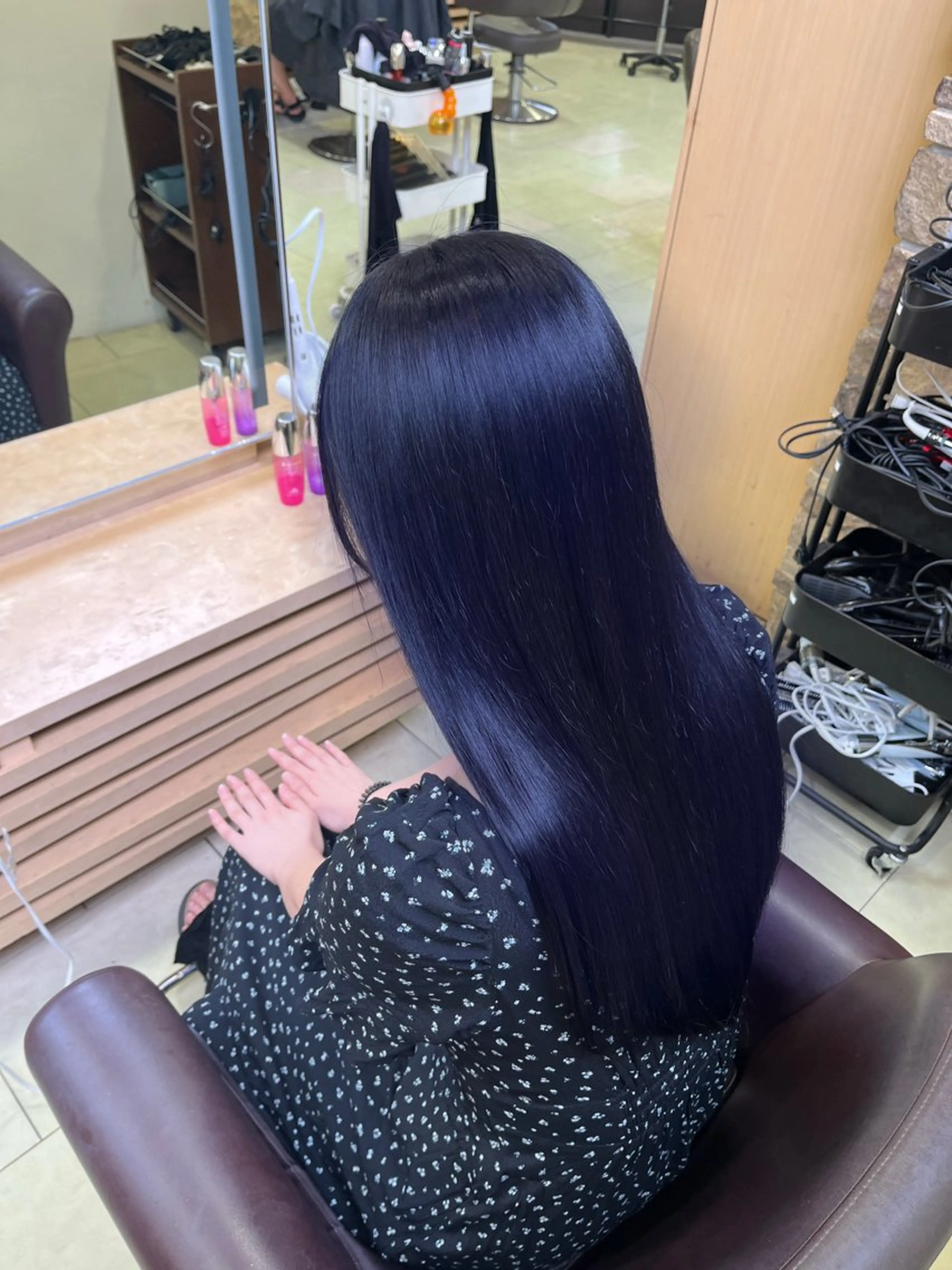 ロング カラー ヘアカラー waka❤️✨ レイヤーボブ/エクのヘアスタイル