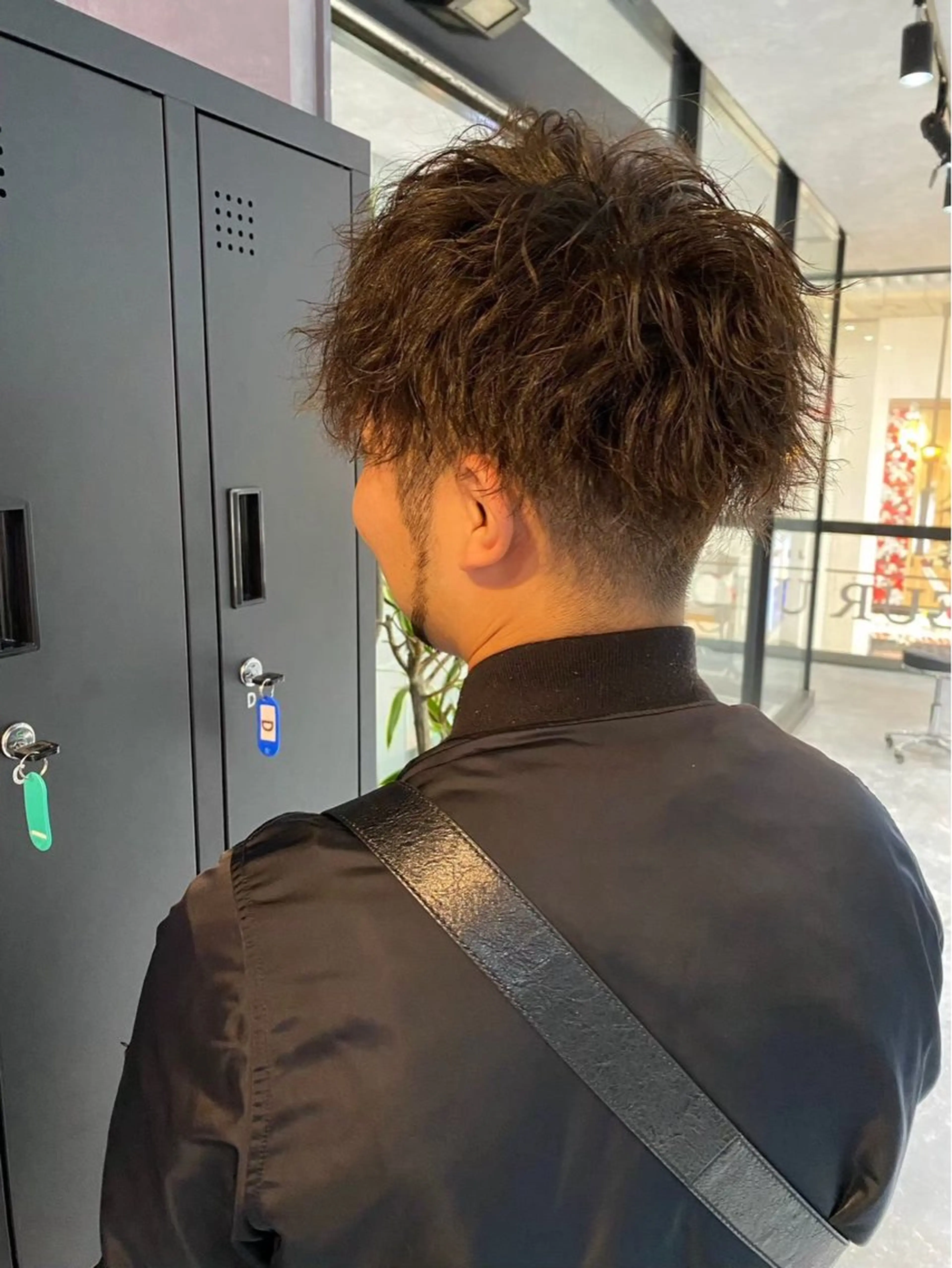 メンズカット+ツイストパーマの写真