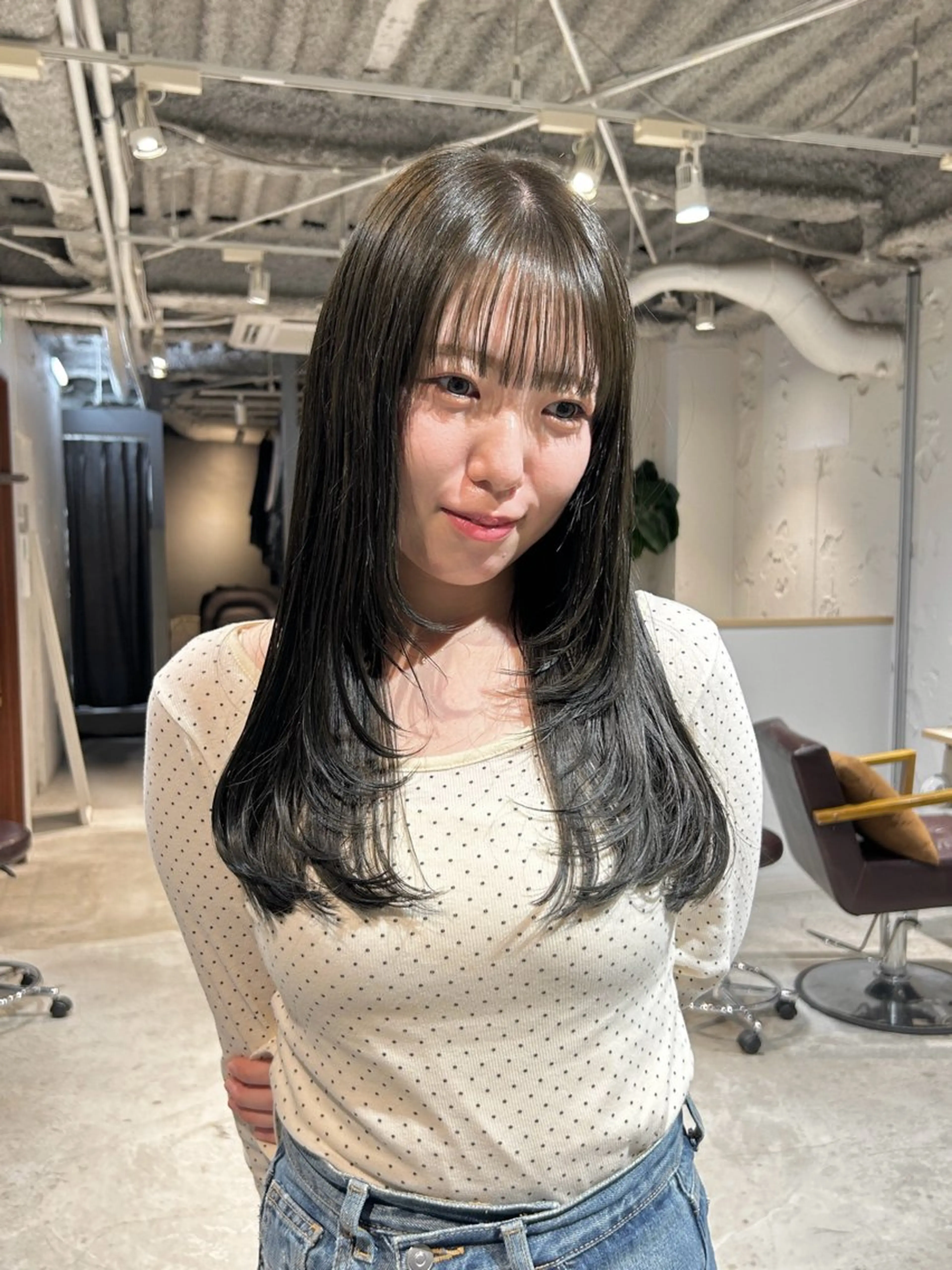ロング レイヤーカット カットモデル募集中 🪐✩ 大久保 那奈のヘアスタイル