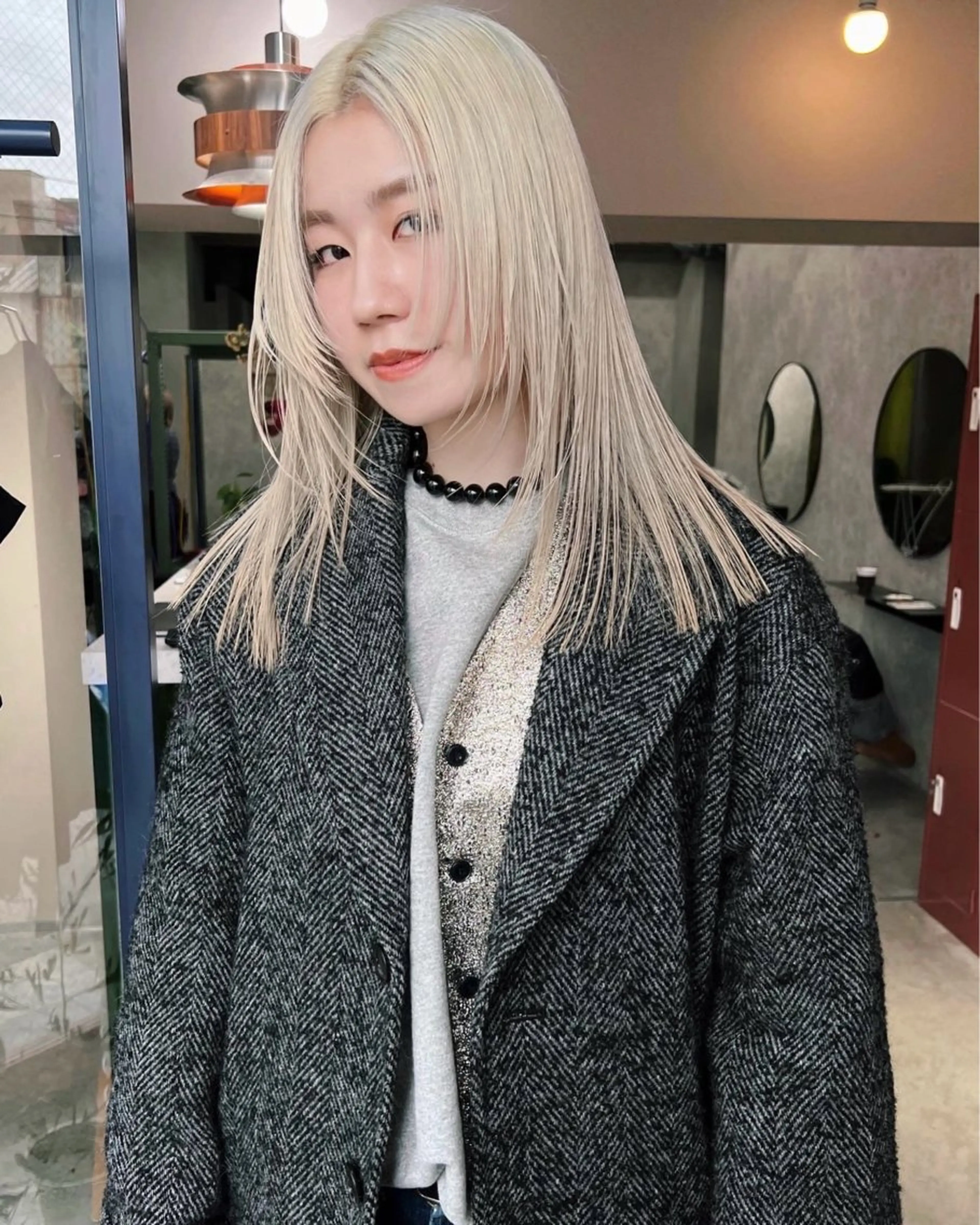 セミロング カラー 🧡色落ちまで2度綺 麗なカラー🧡ヨシキのヘアスタイル