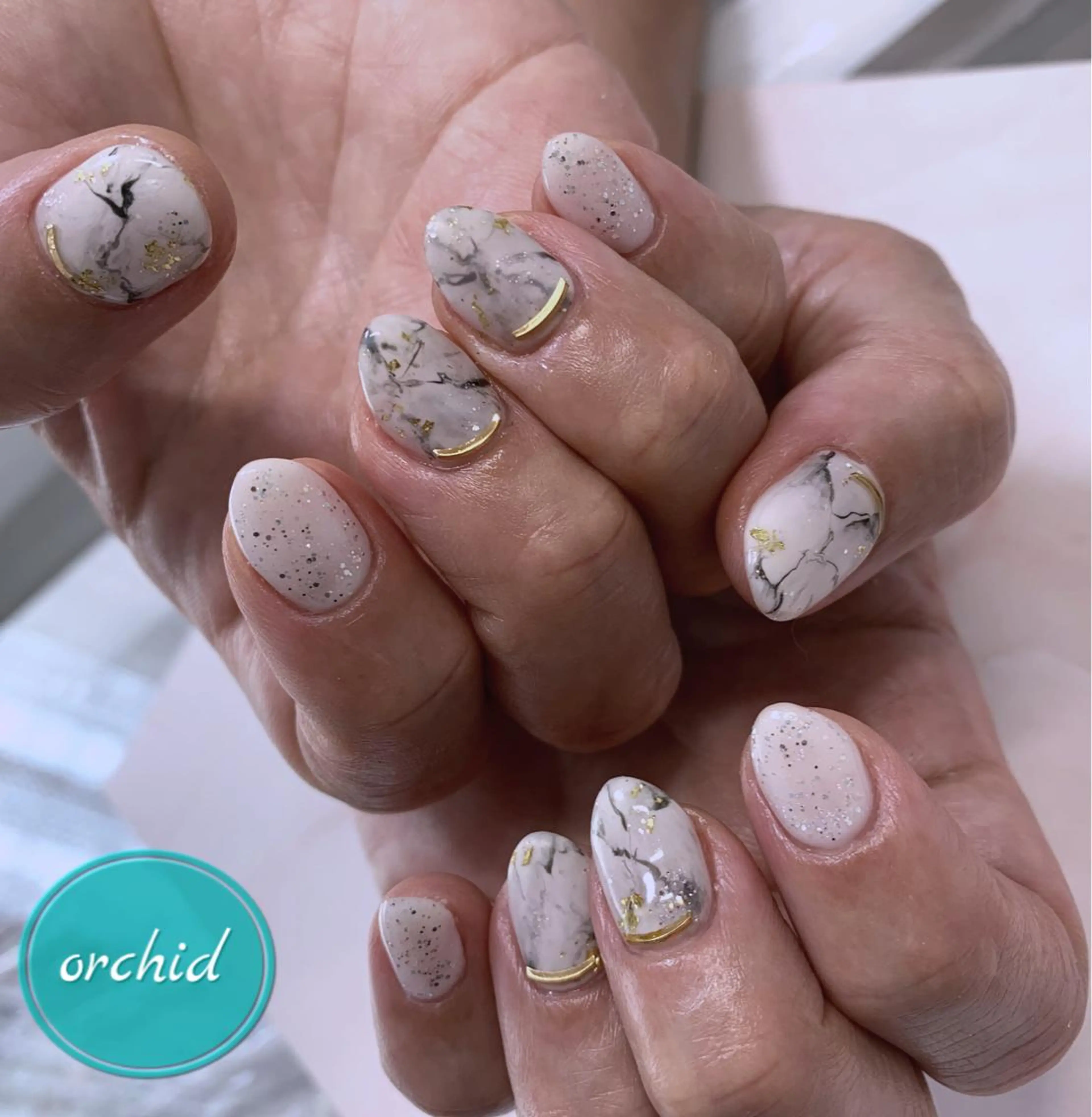 ネイル orchid ♡オーキッドのネイルデザイン