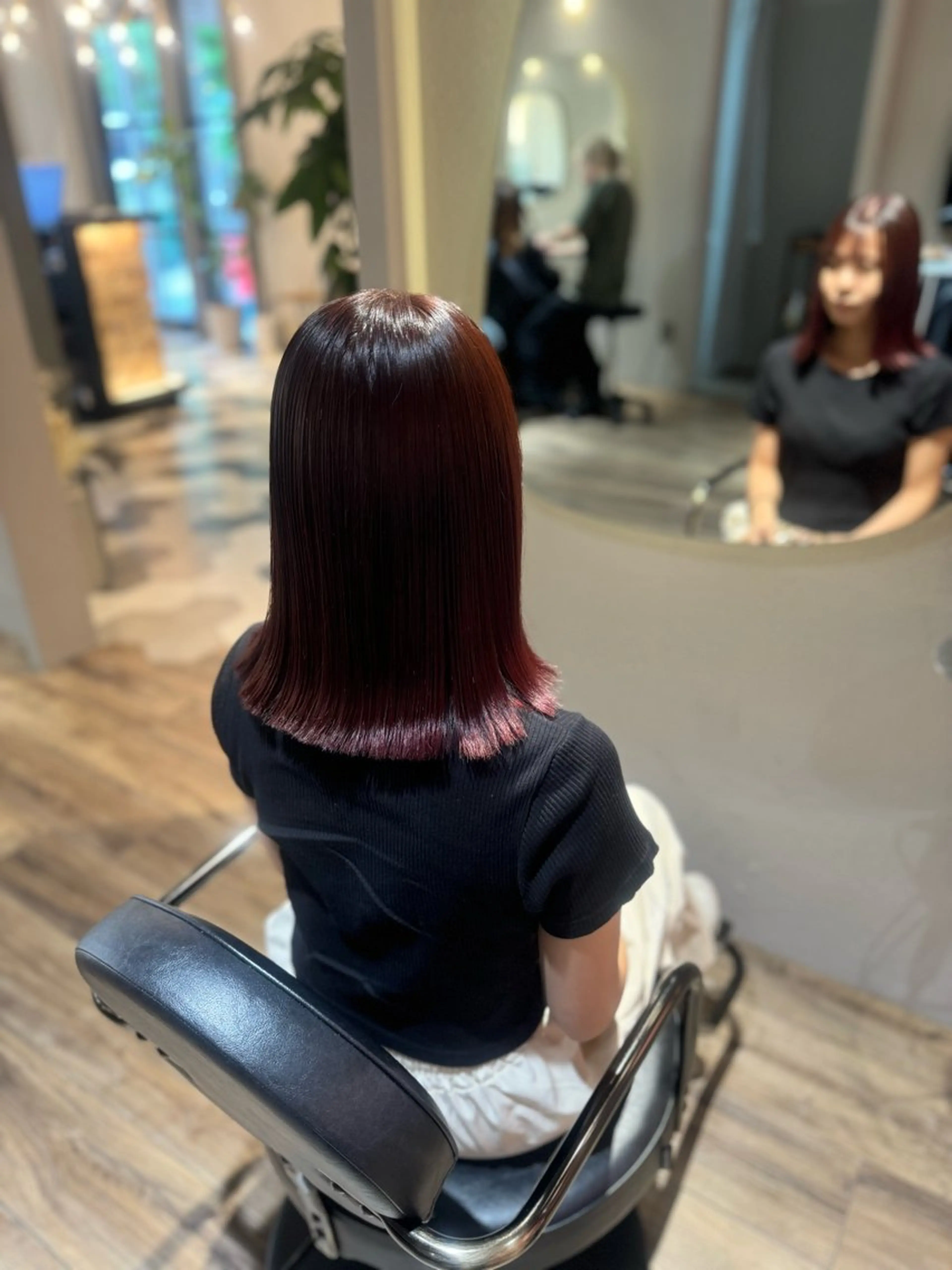 ミディアム ヘアカラー 【天満1艶髪】潤艶/ 髪質改善🌹釣本竜哉のヘアスタイル