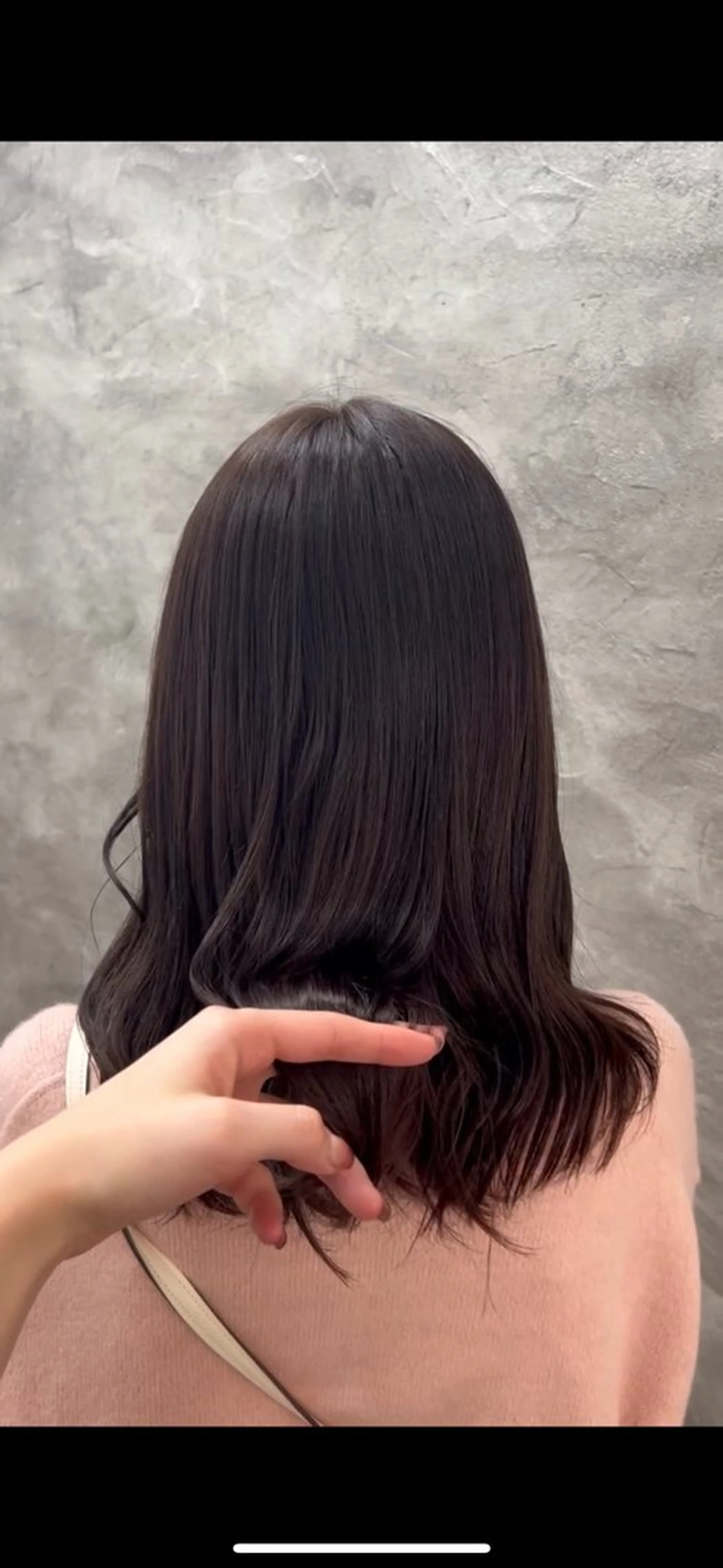 ミディアム ヘアカラー ルプラボウ/ 内藤ほのか/艶カラーのヘアスタイル