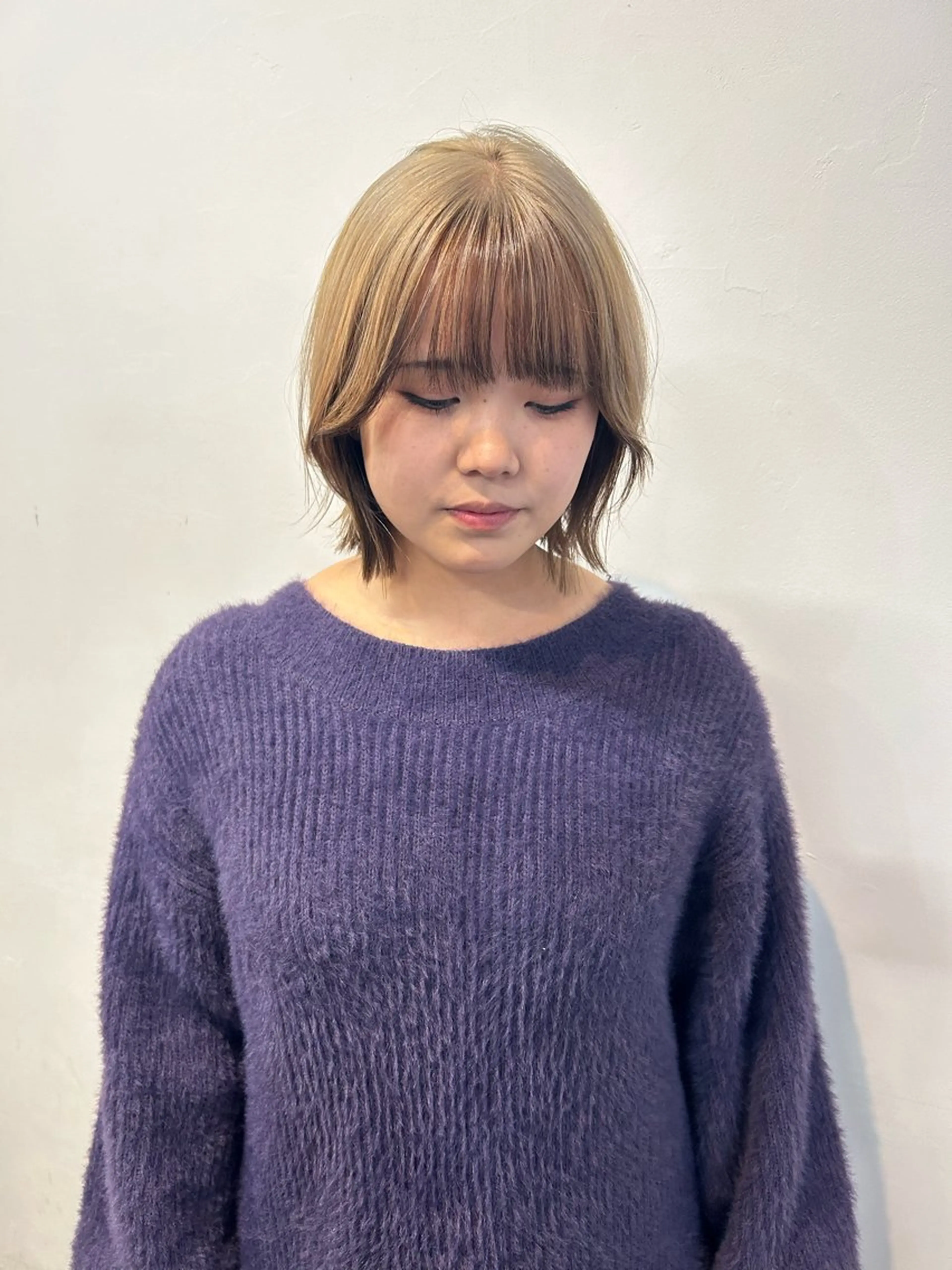 ショート カラー 抜きっぱなしブロンド ブロンド カット ヘアカラー トリートメント 韓国レイヤー/ハイ トーン/優太のヘアスタイル