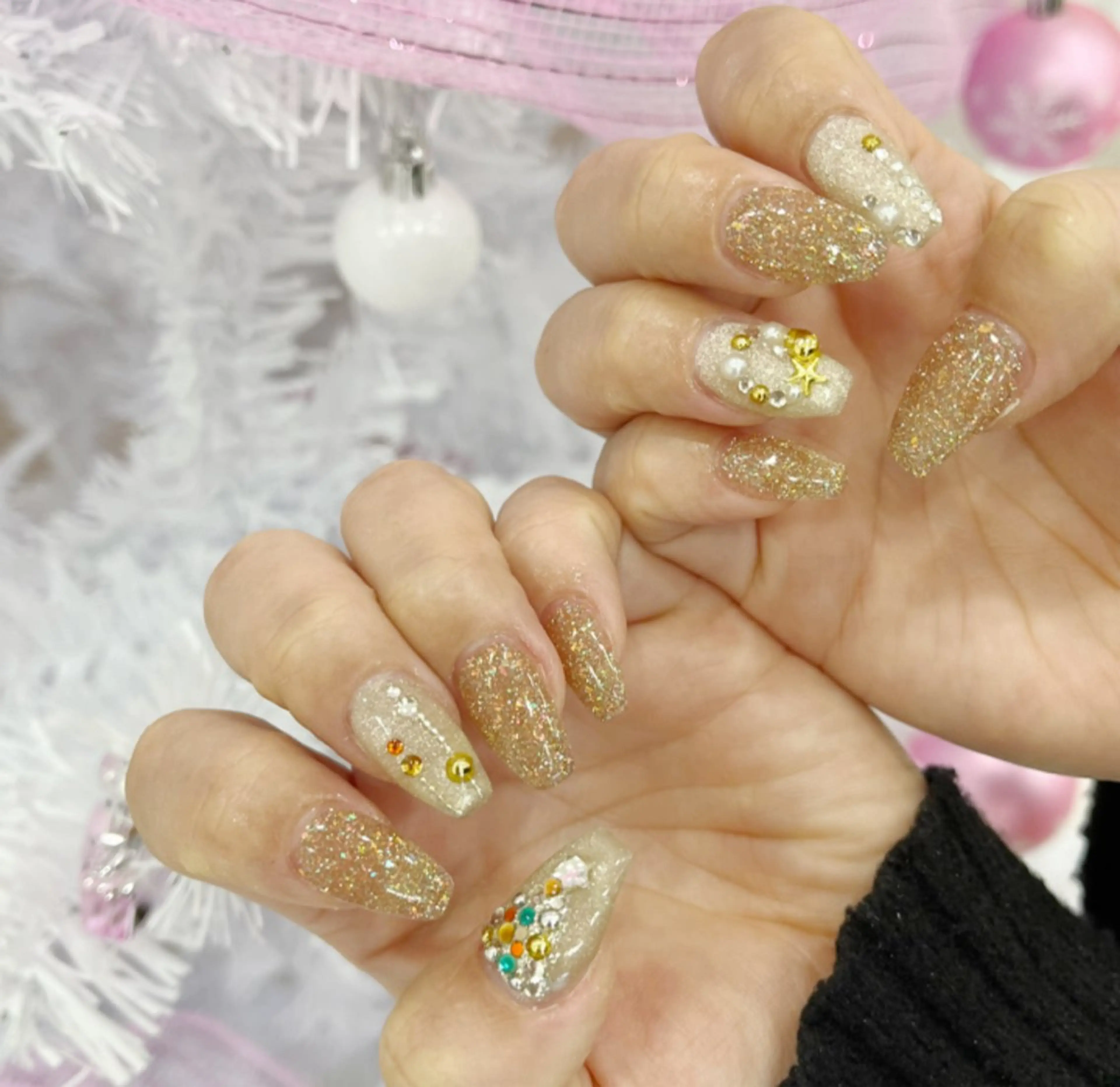 ネイル 長さ出し フットネイル ジェルネイル 韓国ネイル マグネットネイル #Amin nail salonのネイルデザイン