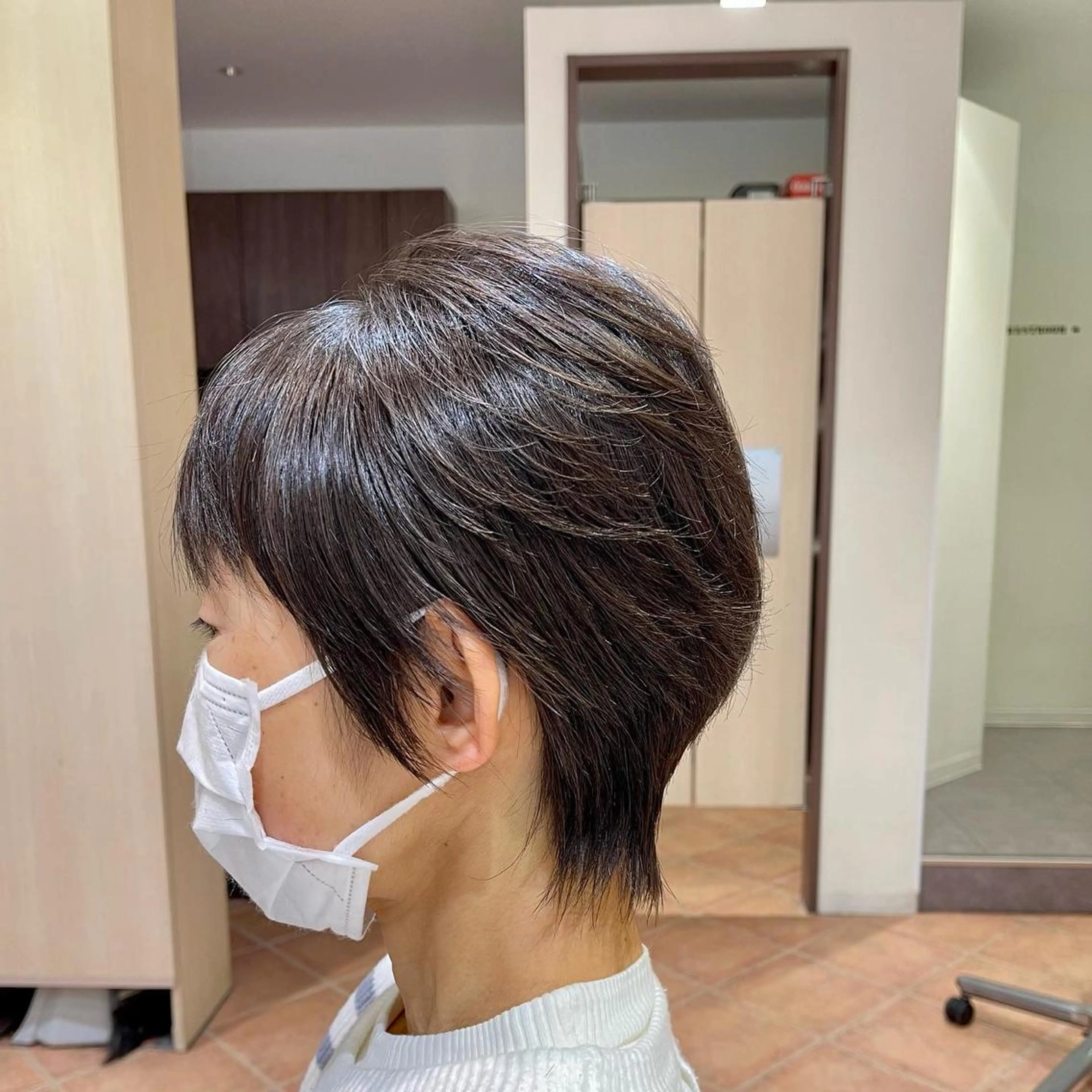 ショート ☘️清潔感爆上げ☘️ 岡部恒輝のヘアスタイル