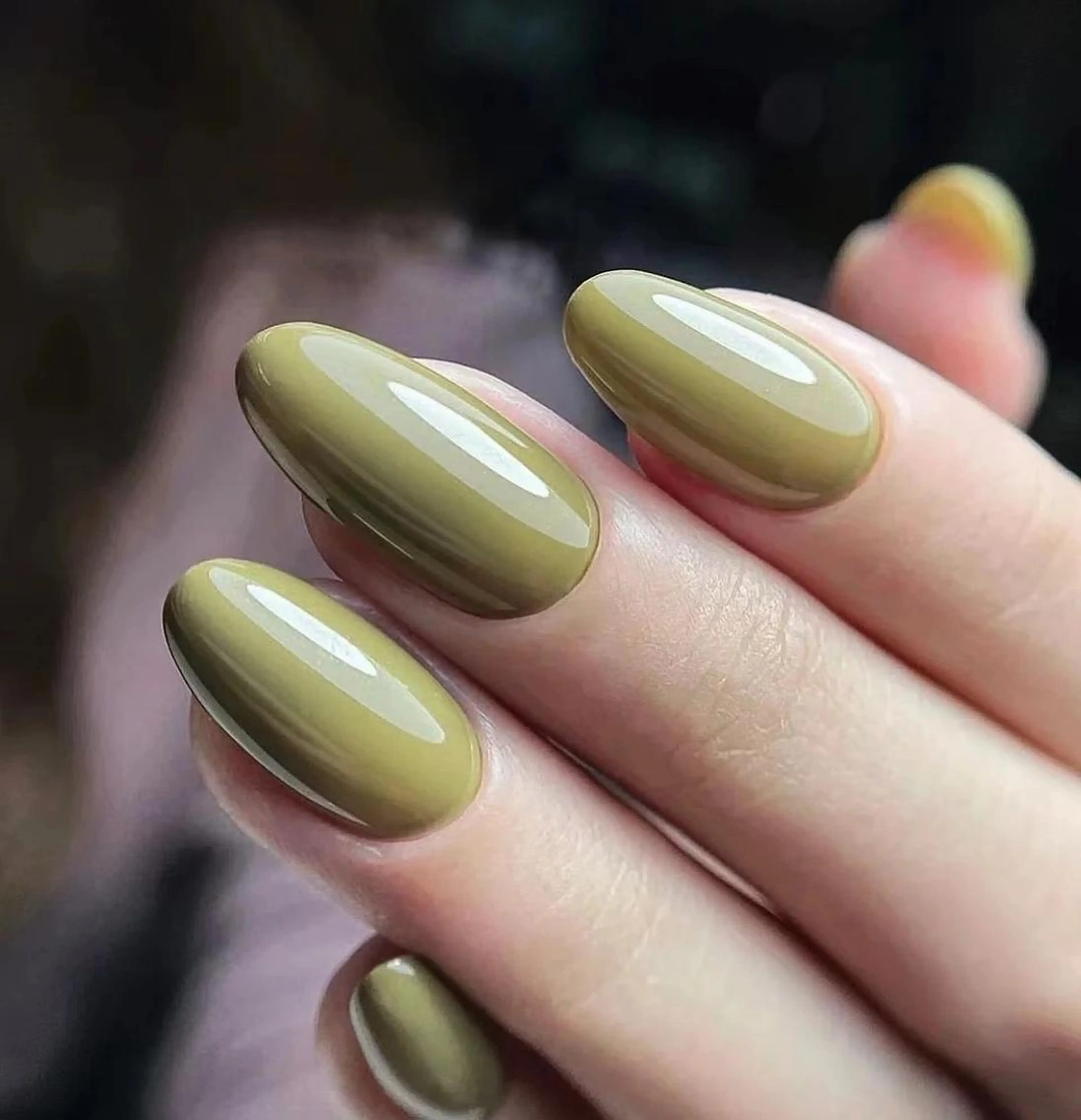 🌼ハンドネイル・ワンカラーorラメグラデーション、(オフ別料金、厚みだし無料)シンプルネイルの写真